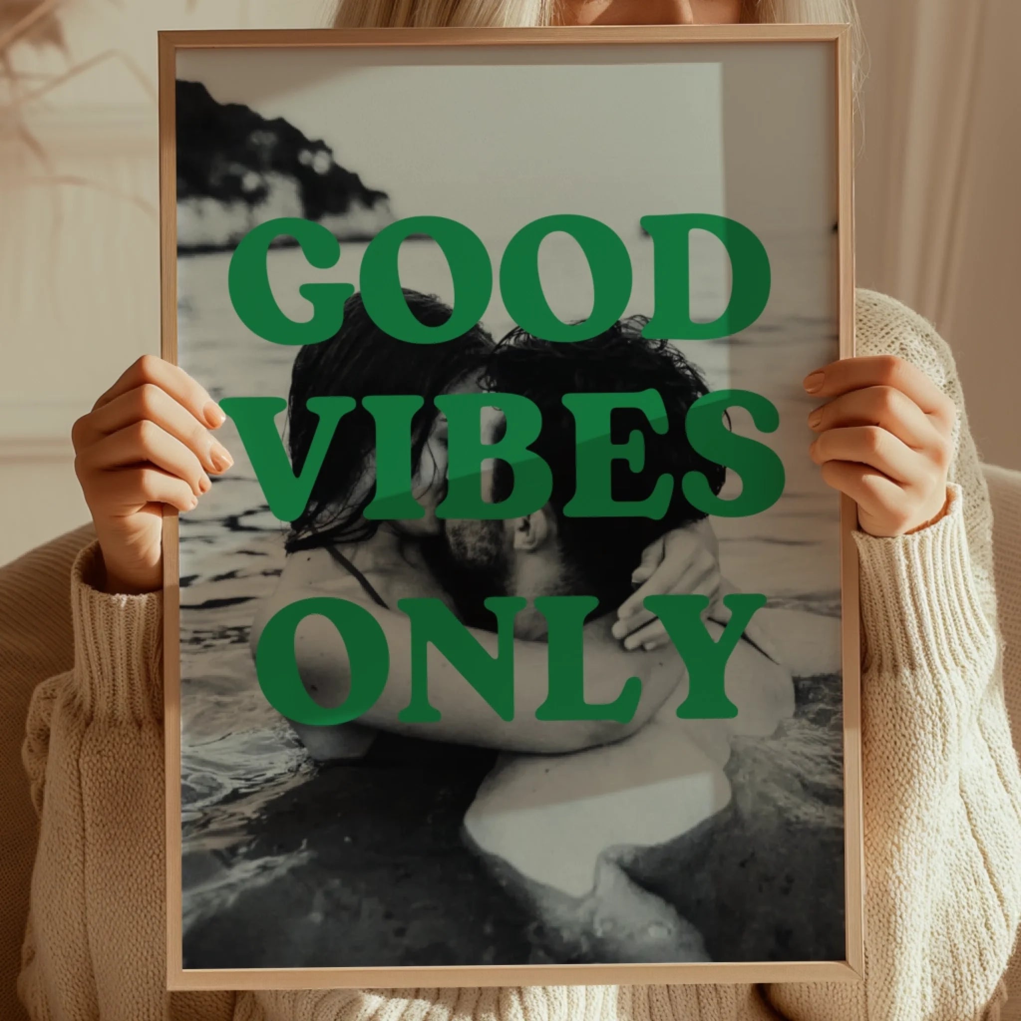 Good Vibes Only - Affiche personnalisée