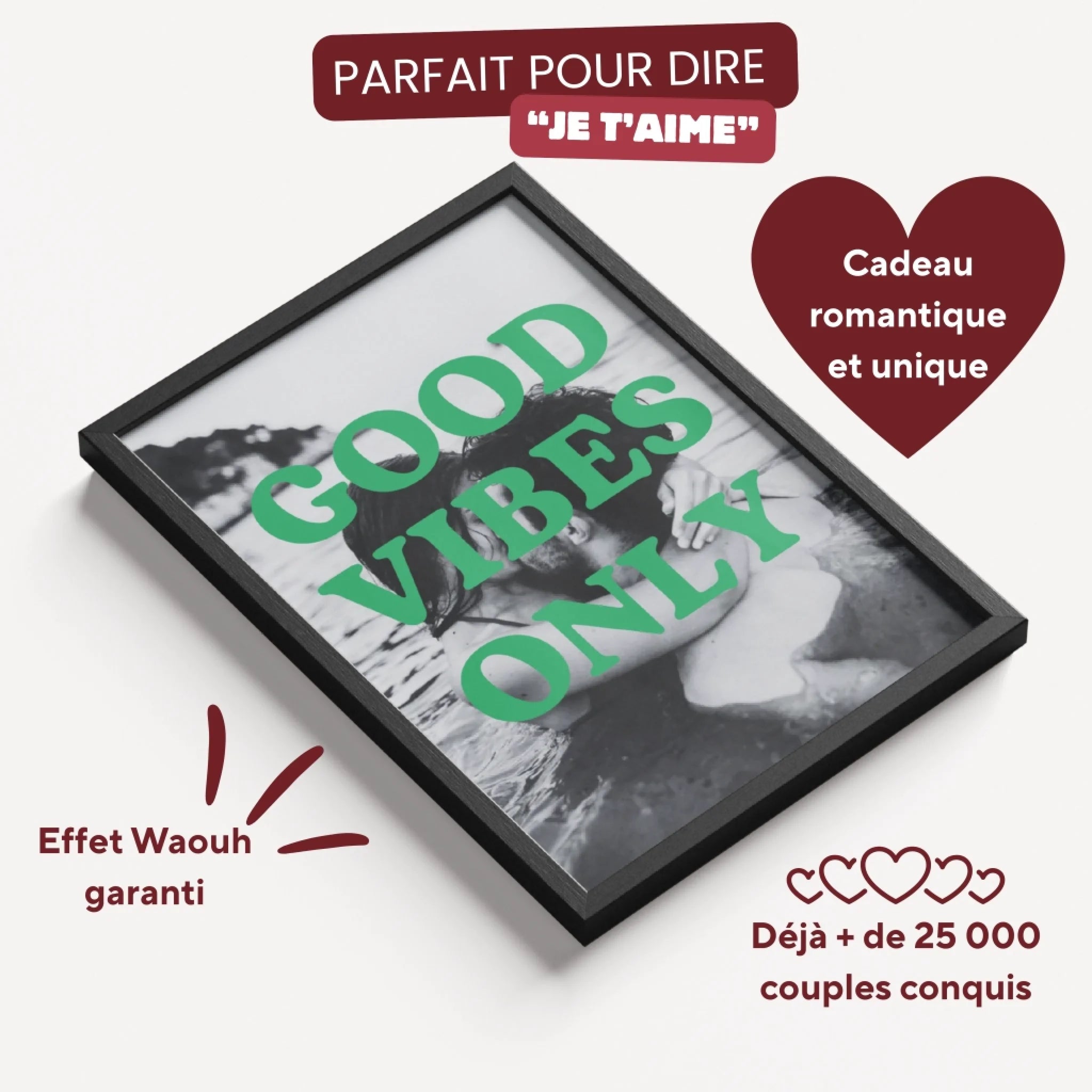 Good Vibes Only - Affiche personnalisée