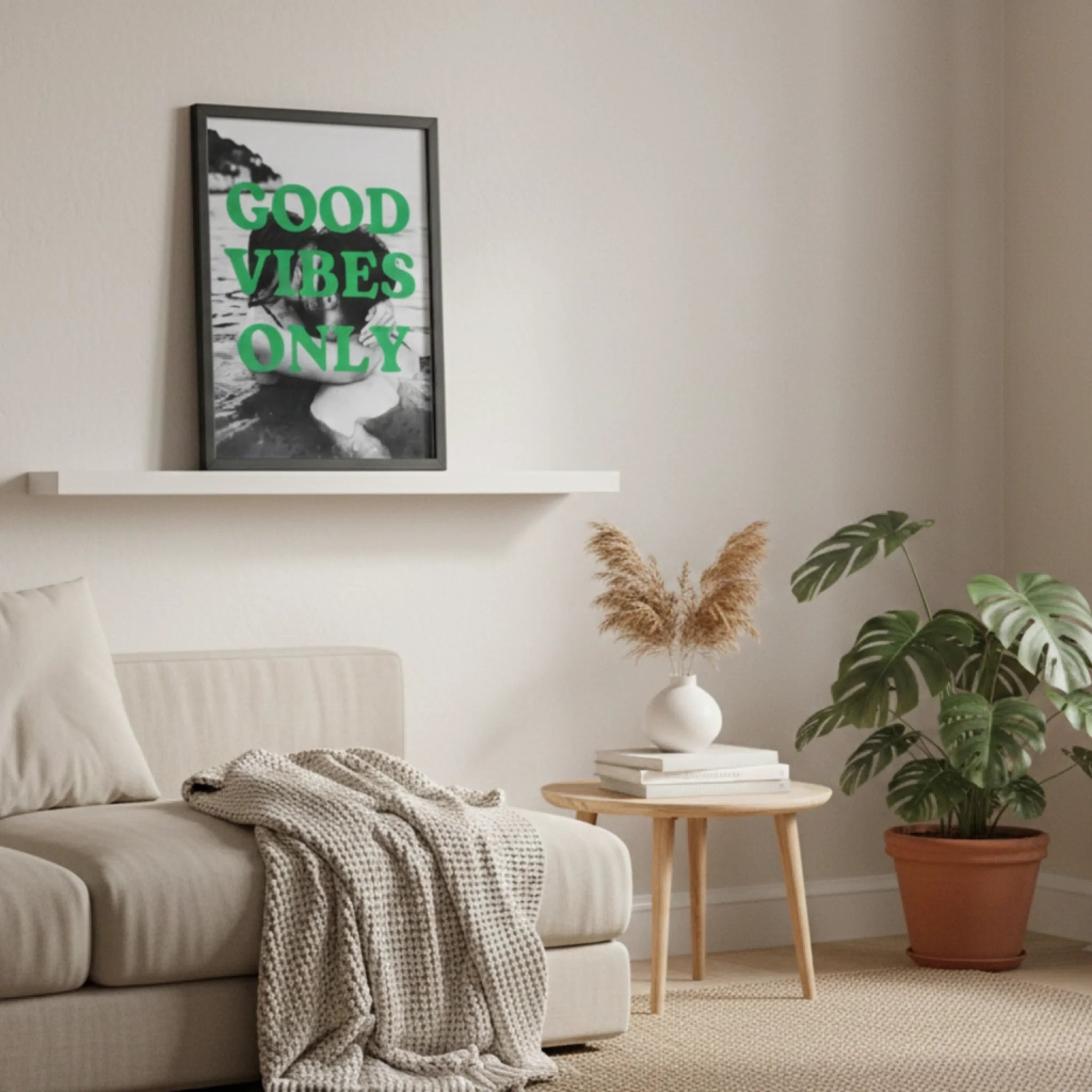 Good Vibes Only - Affiche personnalisée