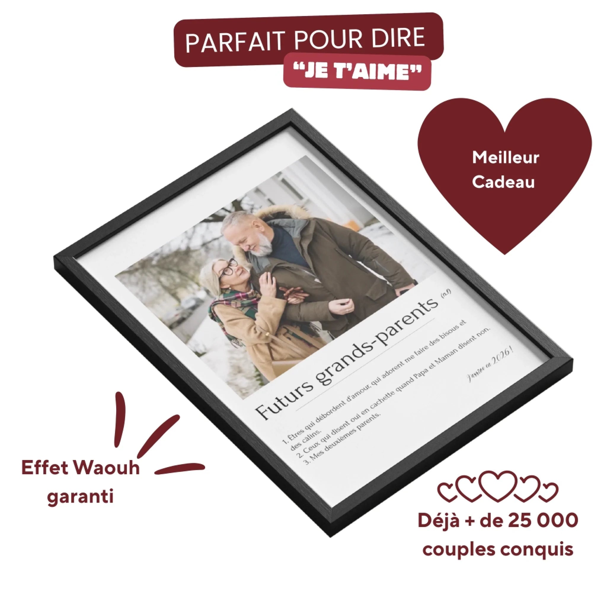 Futurs grands-parents - Affiche personnalisée