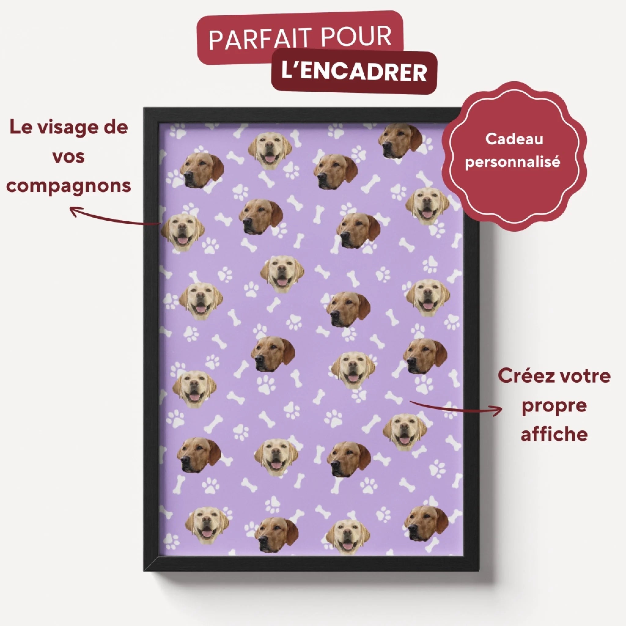 Mosaïque compagnon- Affiche personnalisée