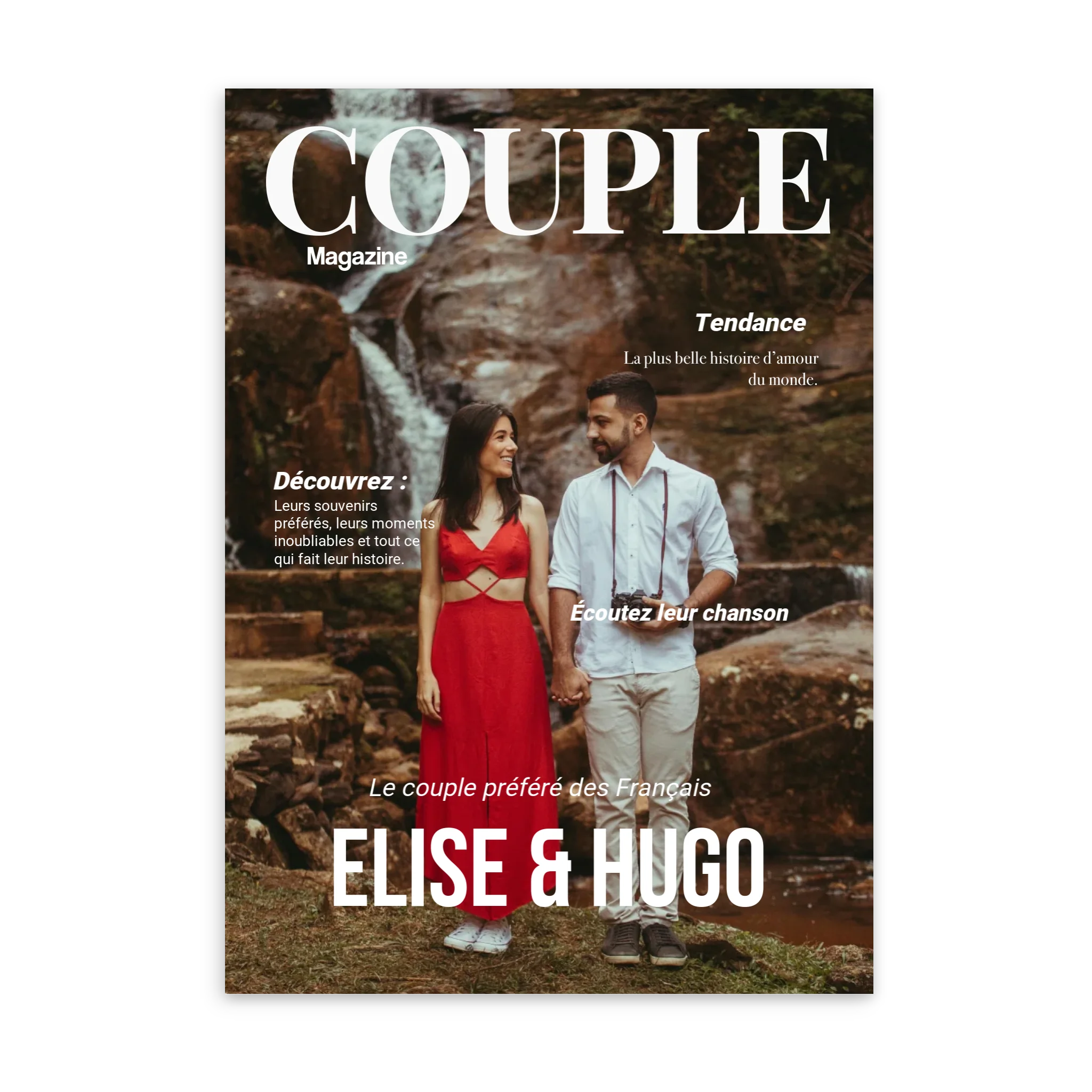 COUPLE Magazine - Affiche personnalisée