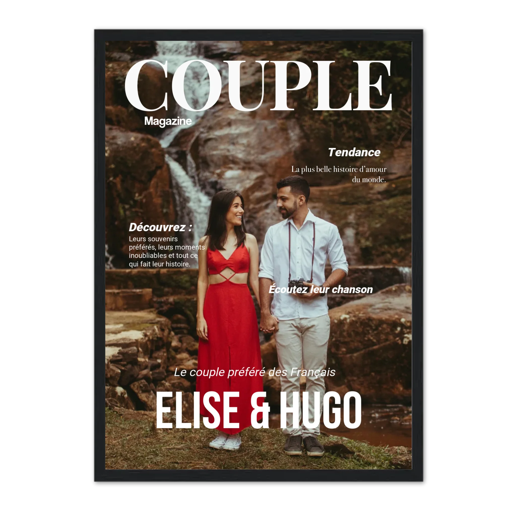 COUPLE Magazine - Affiche personnalisée