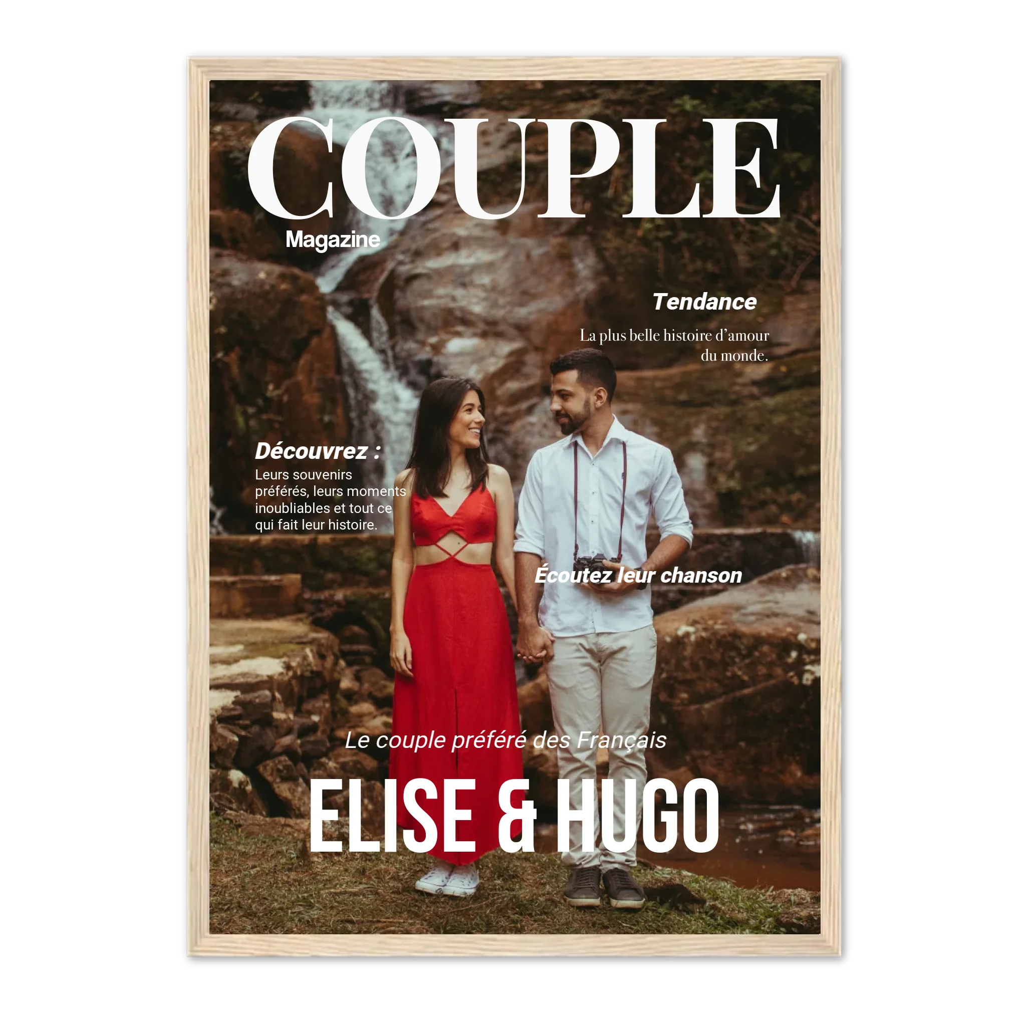 COUPLE Magazine - Affiche personnalisée