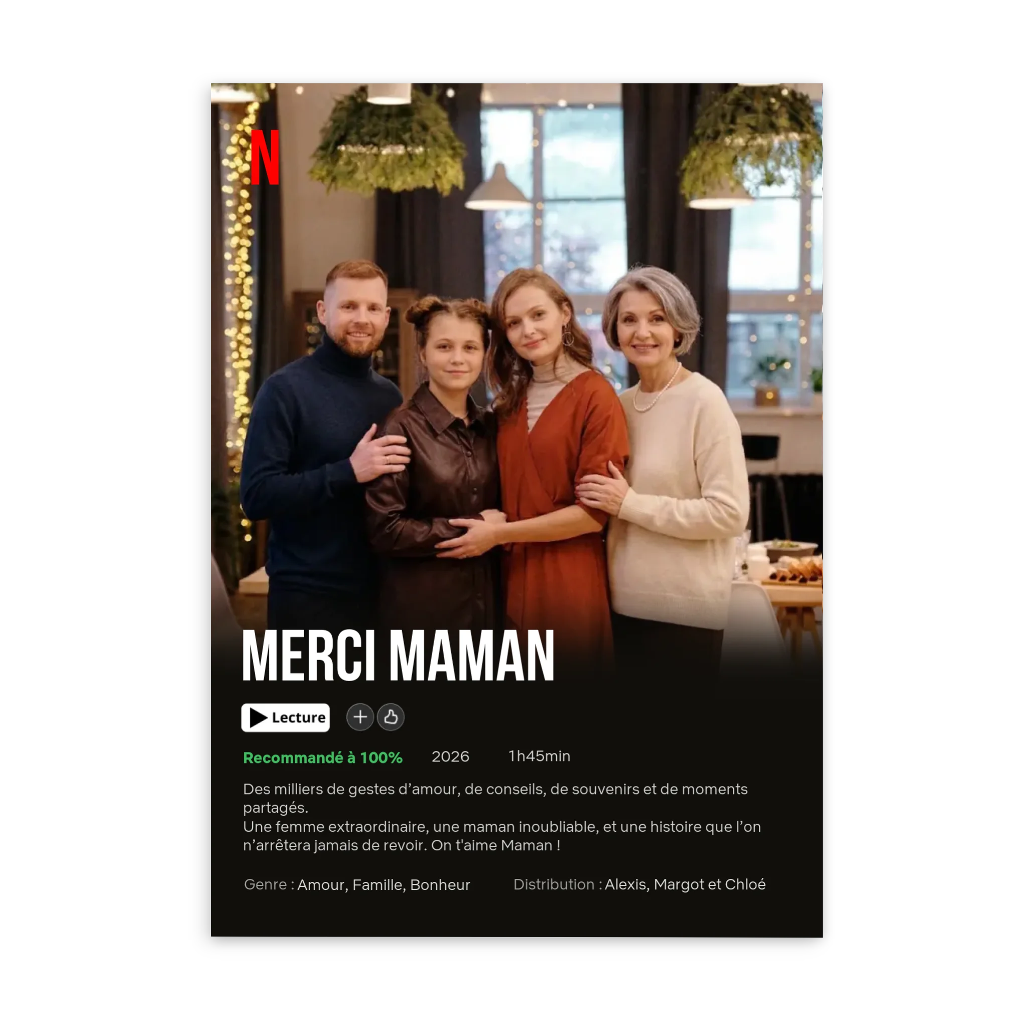 Notre Propre Film (Edit. Maman) - Affiche personnalisée