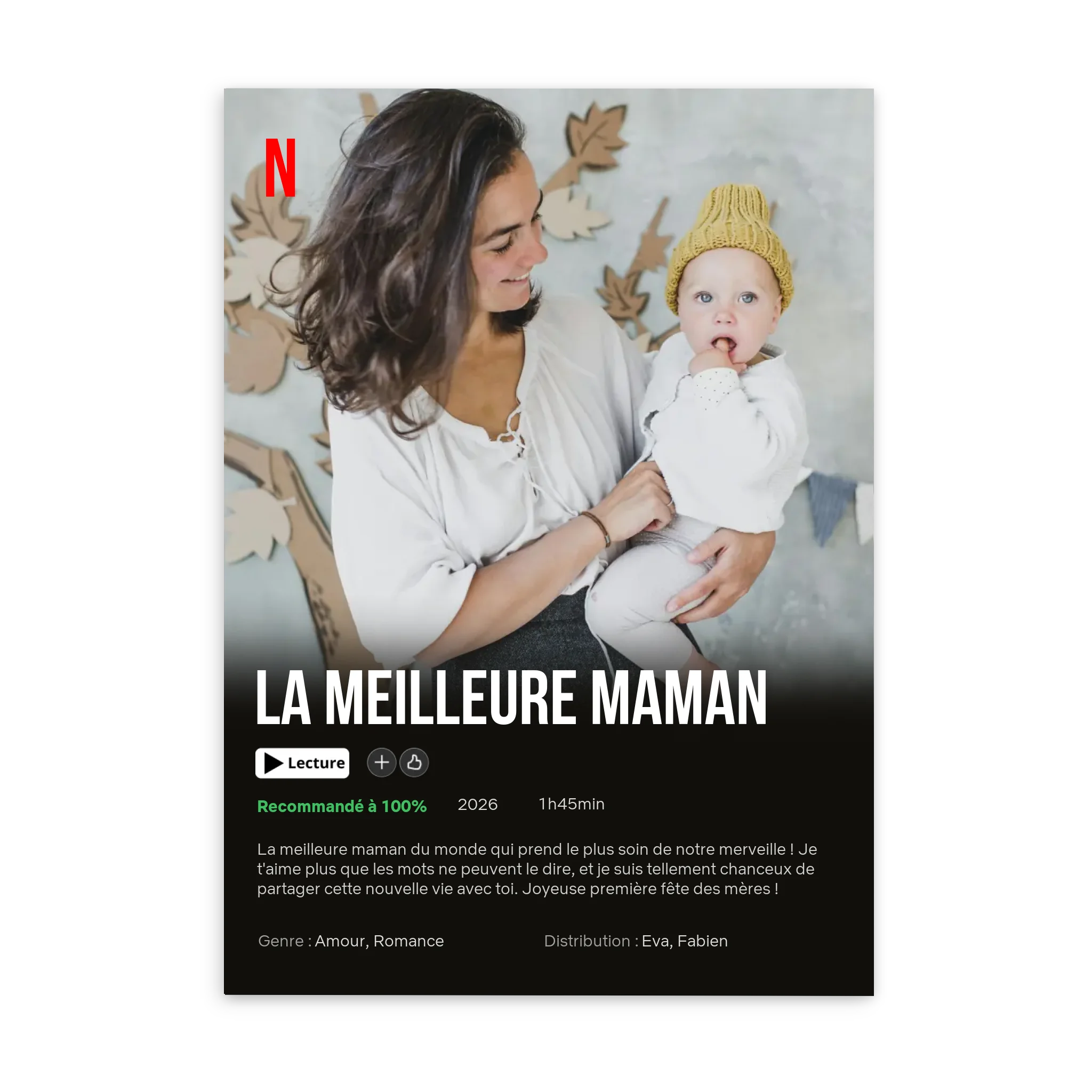 Notre Propre Film (Edition Maman) - Affiche personnalisée
