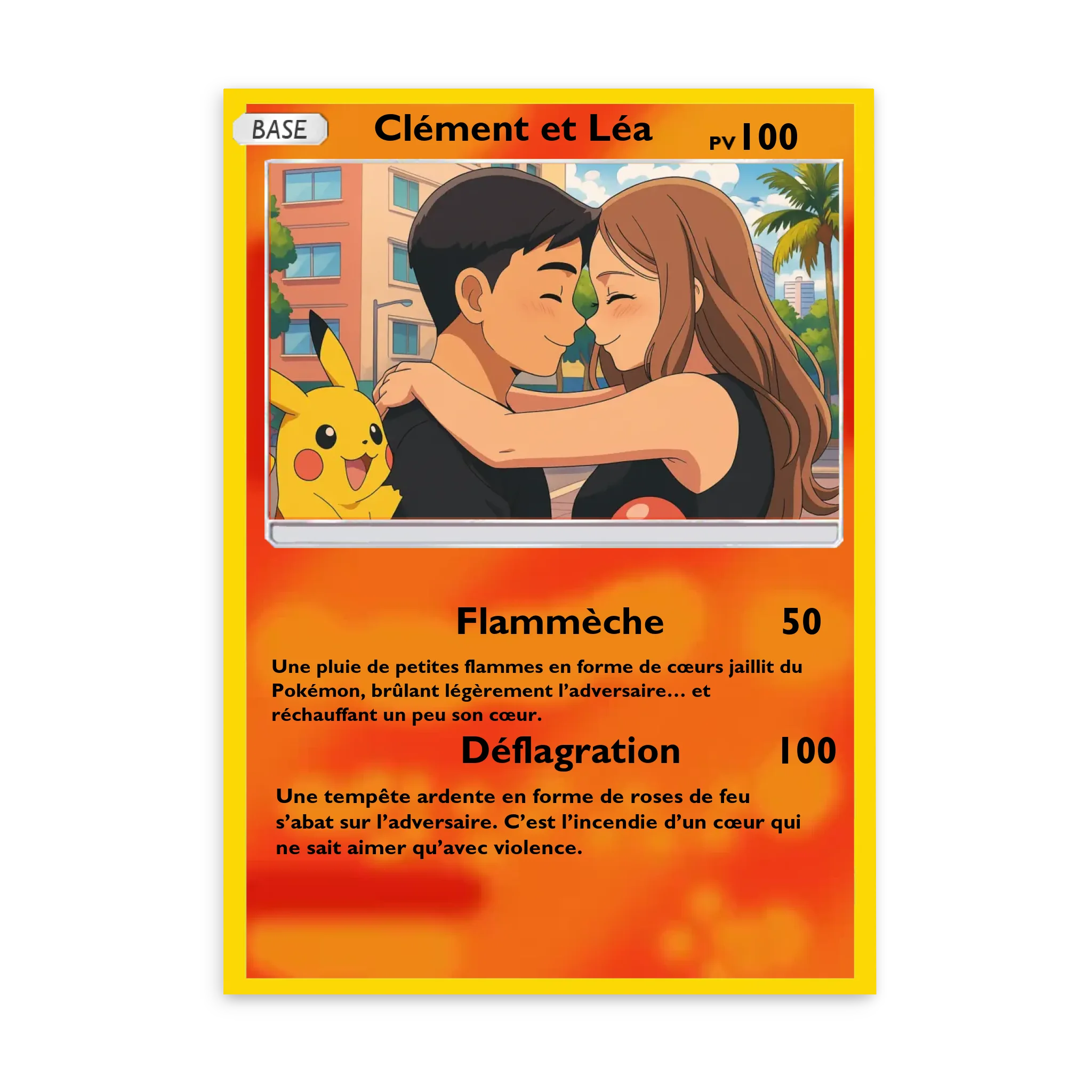 Pokemon - Affiche personnalisée Jetaimeparis France