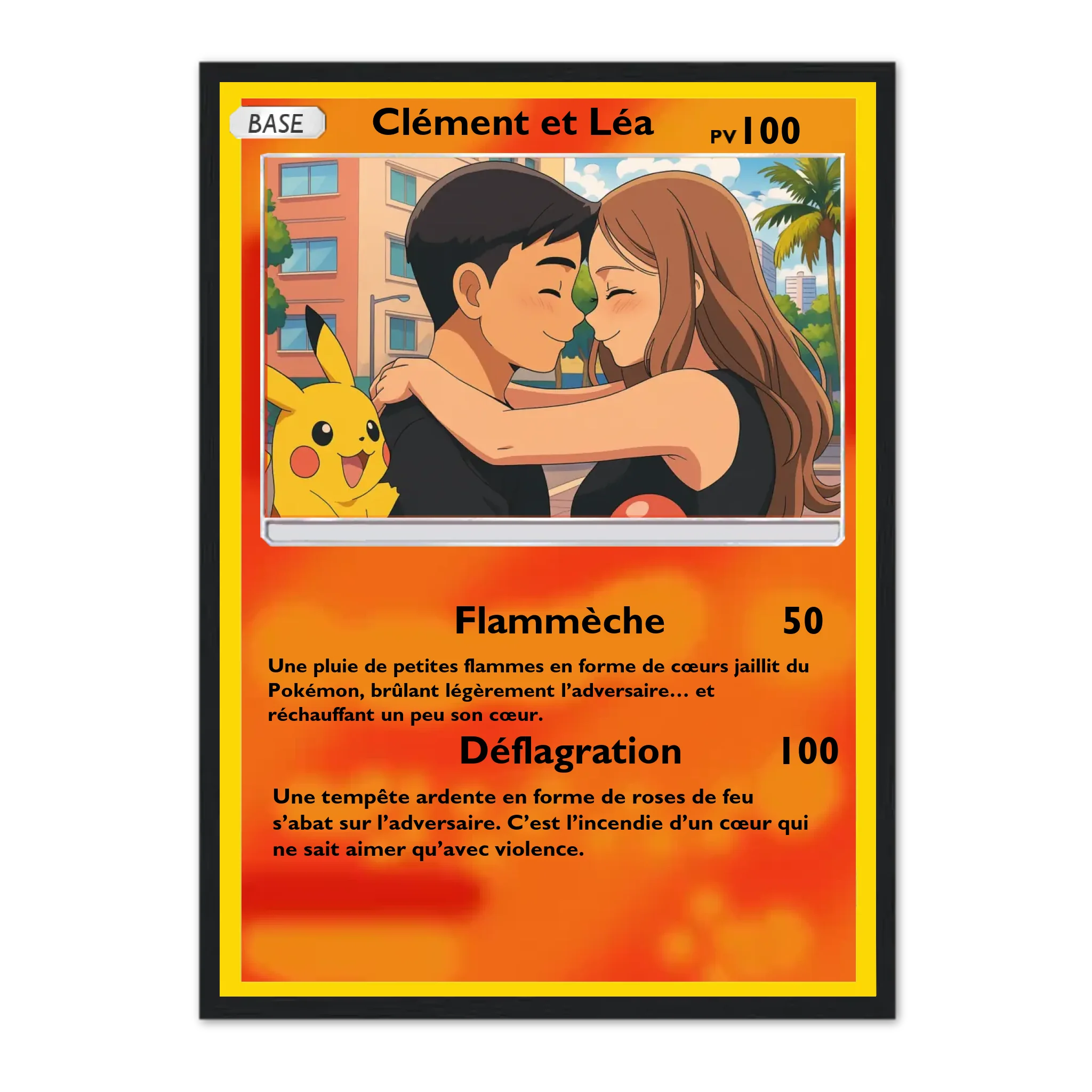 Pokemon - Affiche personnalisée Jetaimeparis France