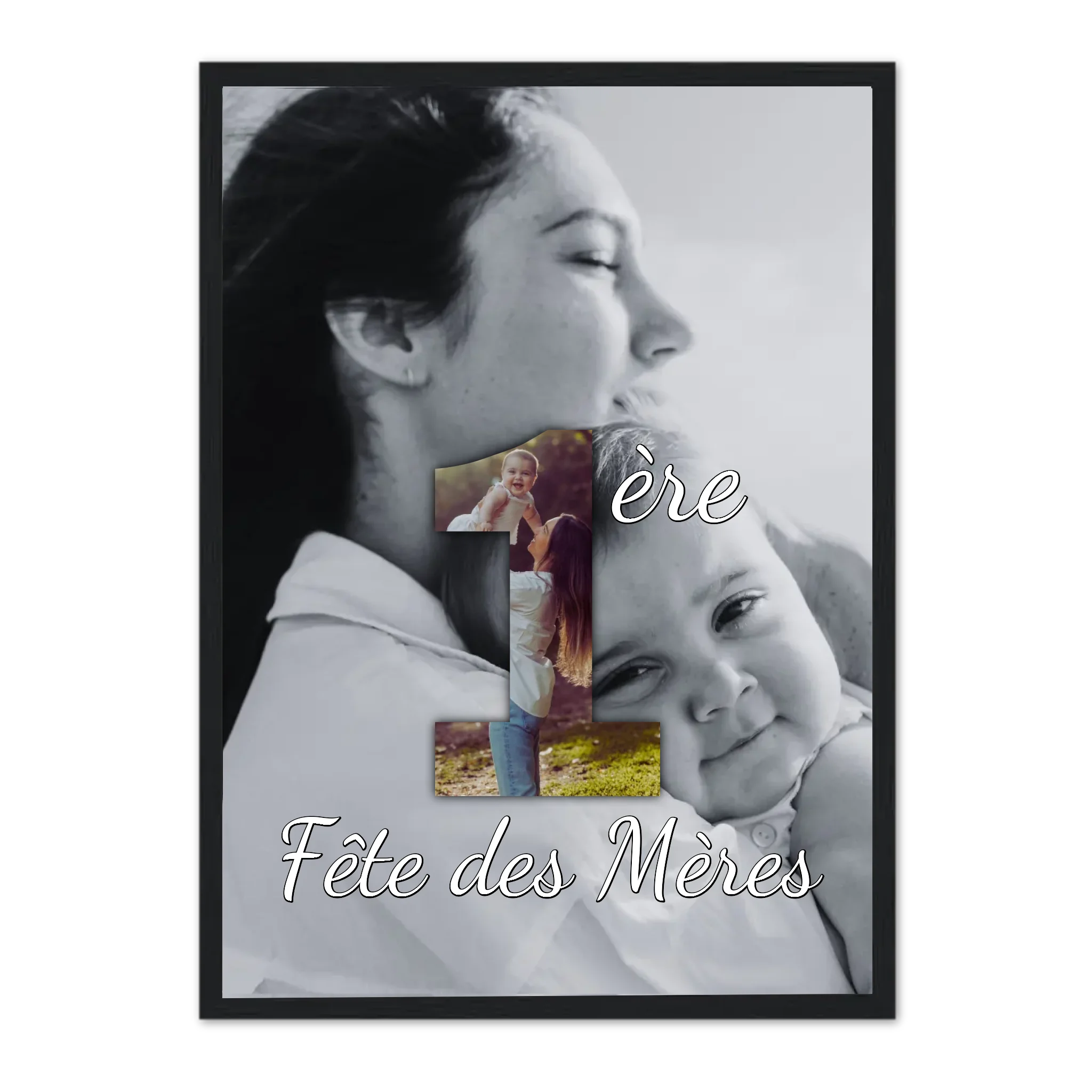 1ère fête des mères - Affiche personnalisée