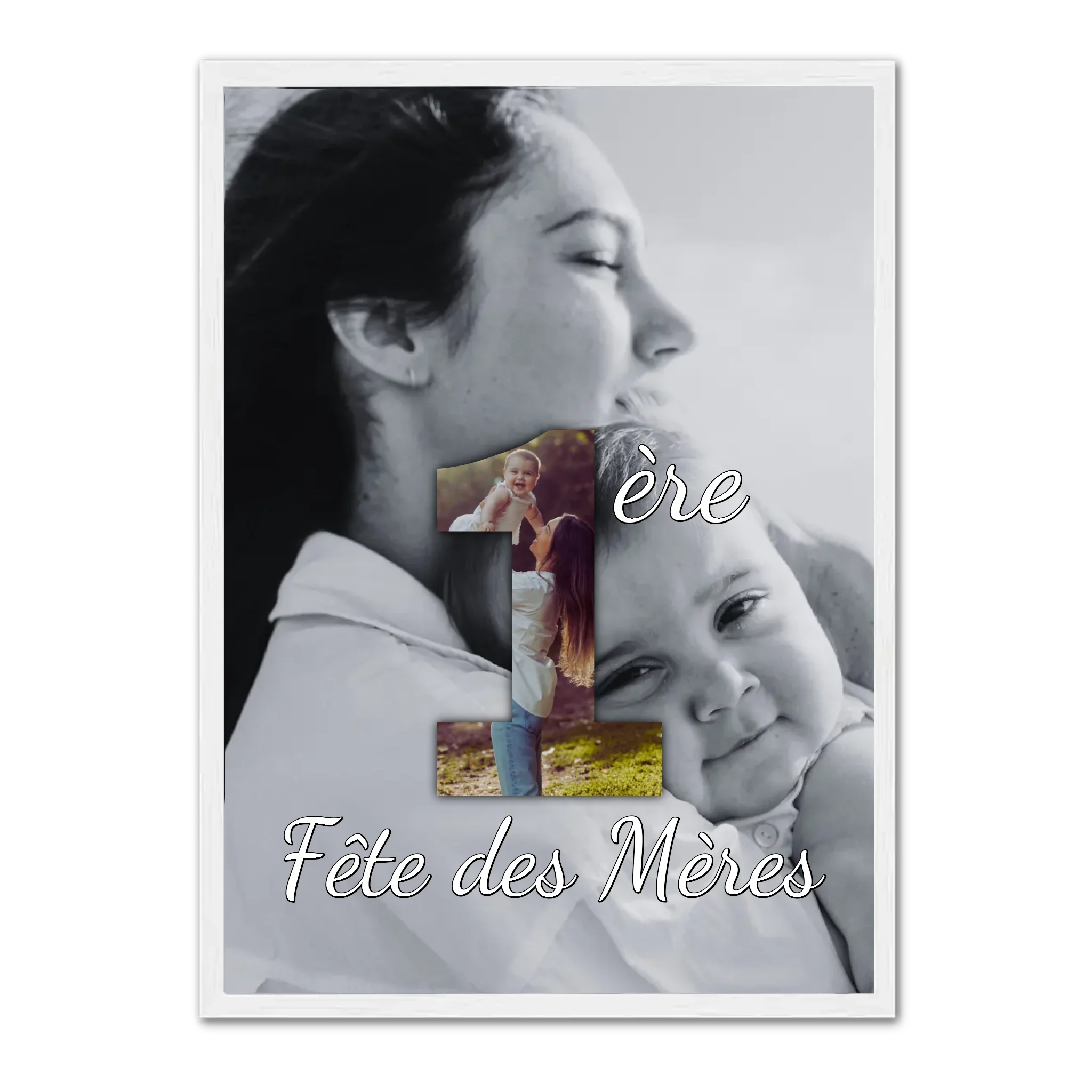 1ère fête des mères - Affiche personnalisée