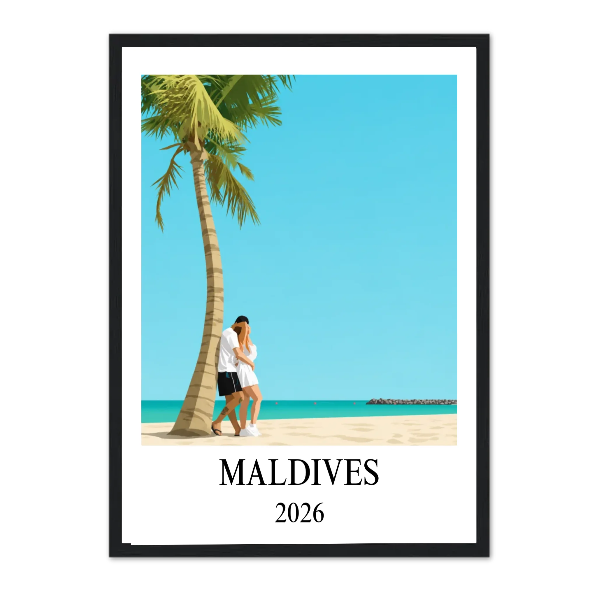 Vacances - Affiche personnalisée