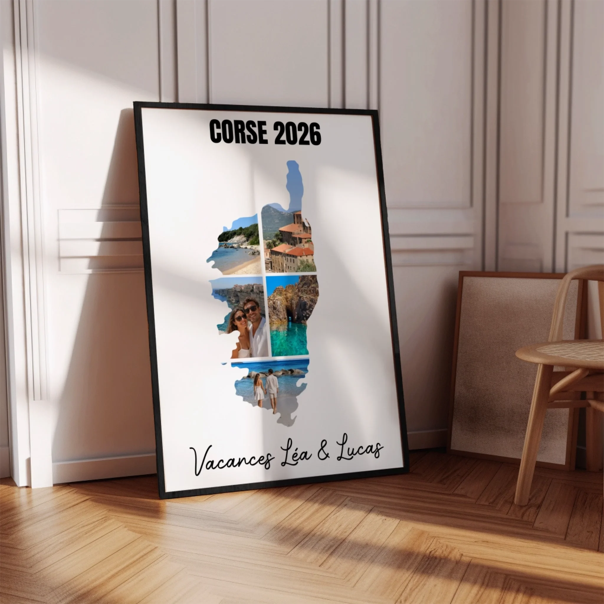 Vacances Corse - Affiche personnalisée