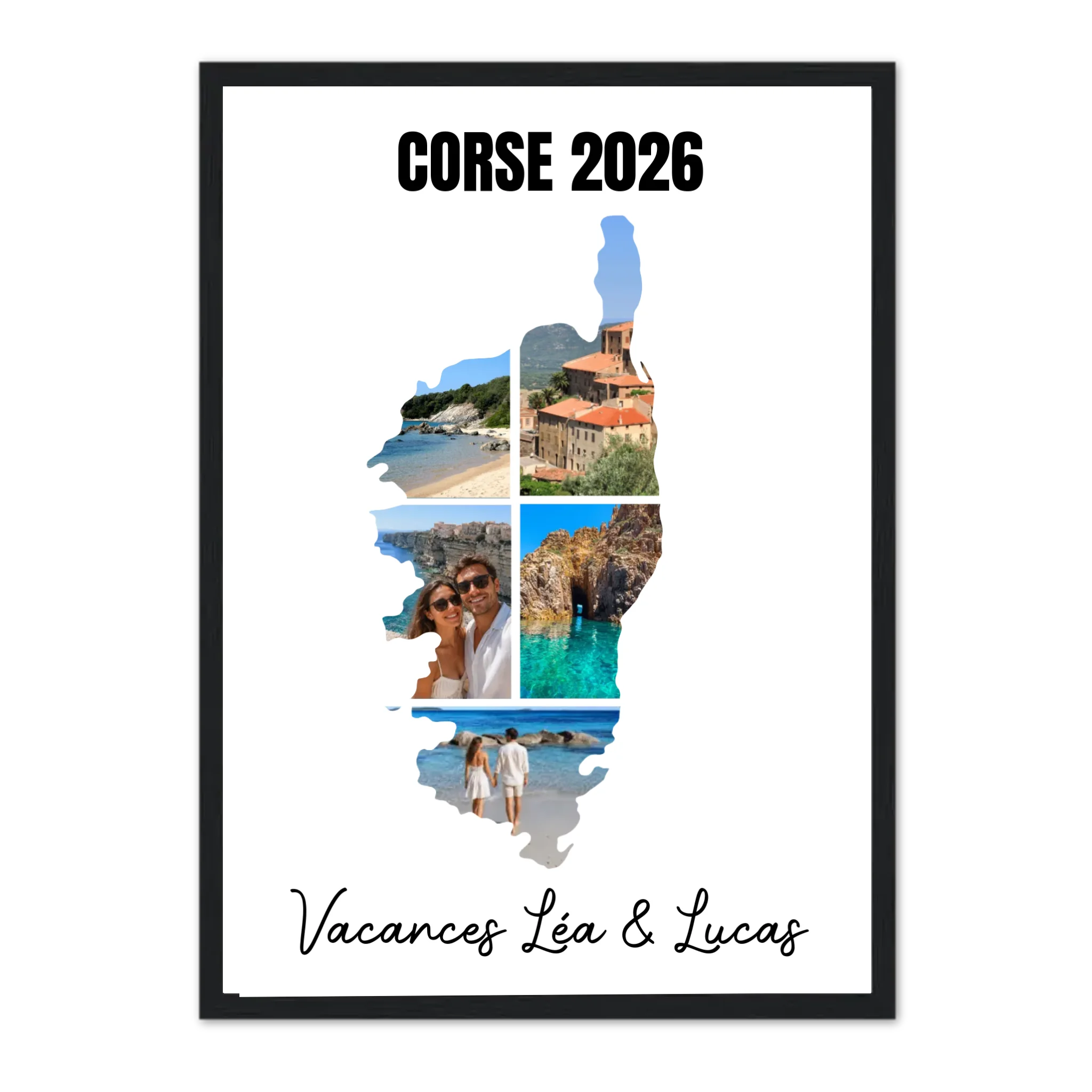 Vacances Corse - Affiche personnalisée