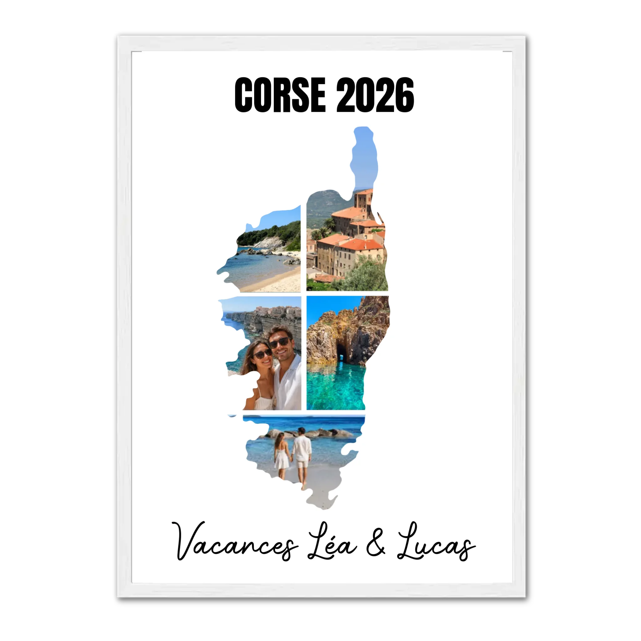 Vacances Corse - Affiche personnalisée