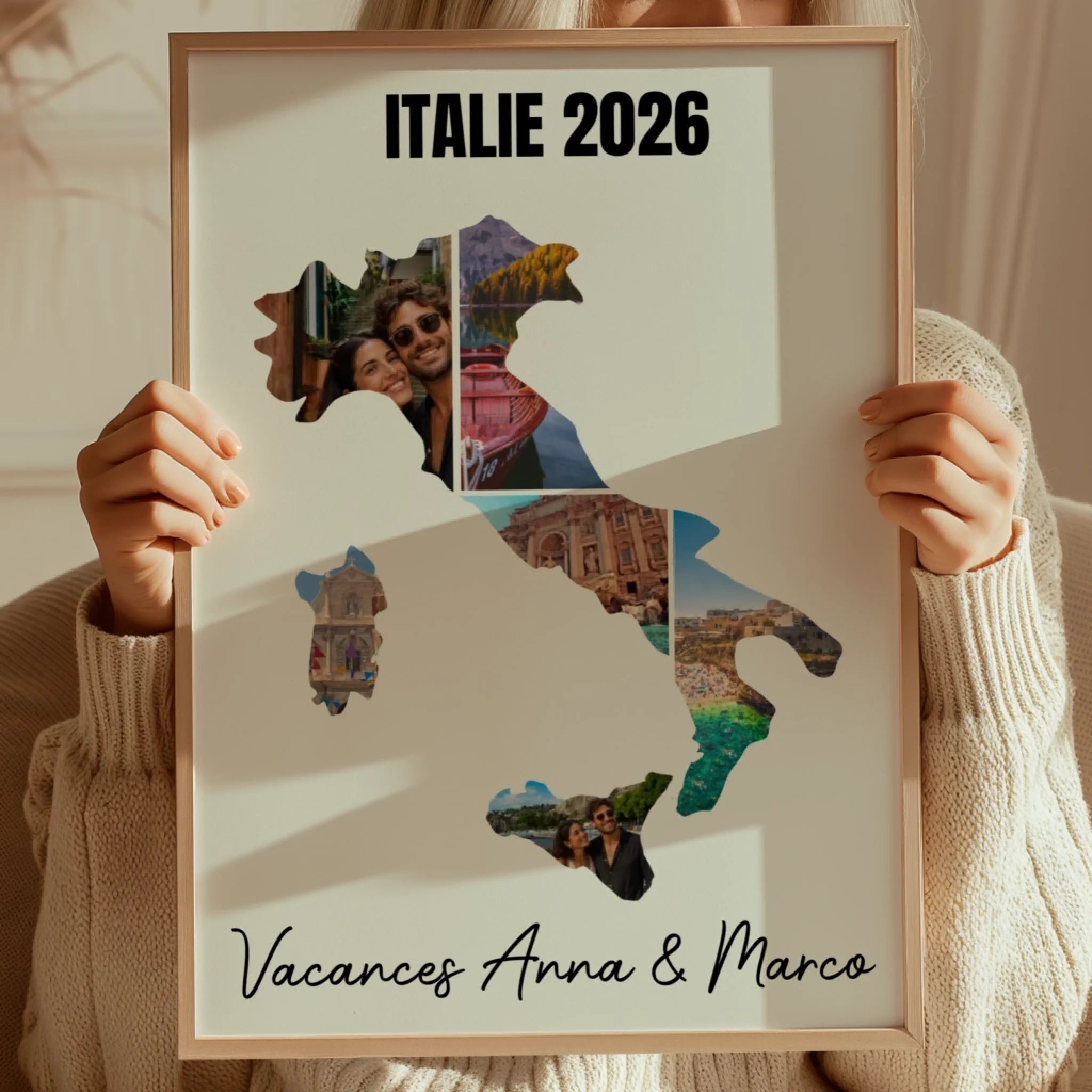 Vacances Italie - Affiche personnalisée