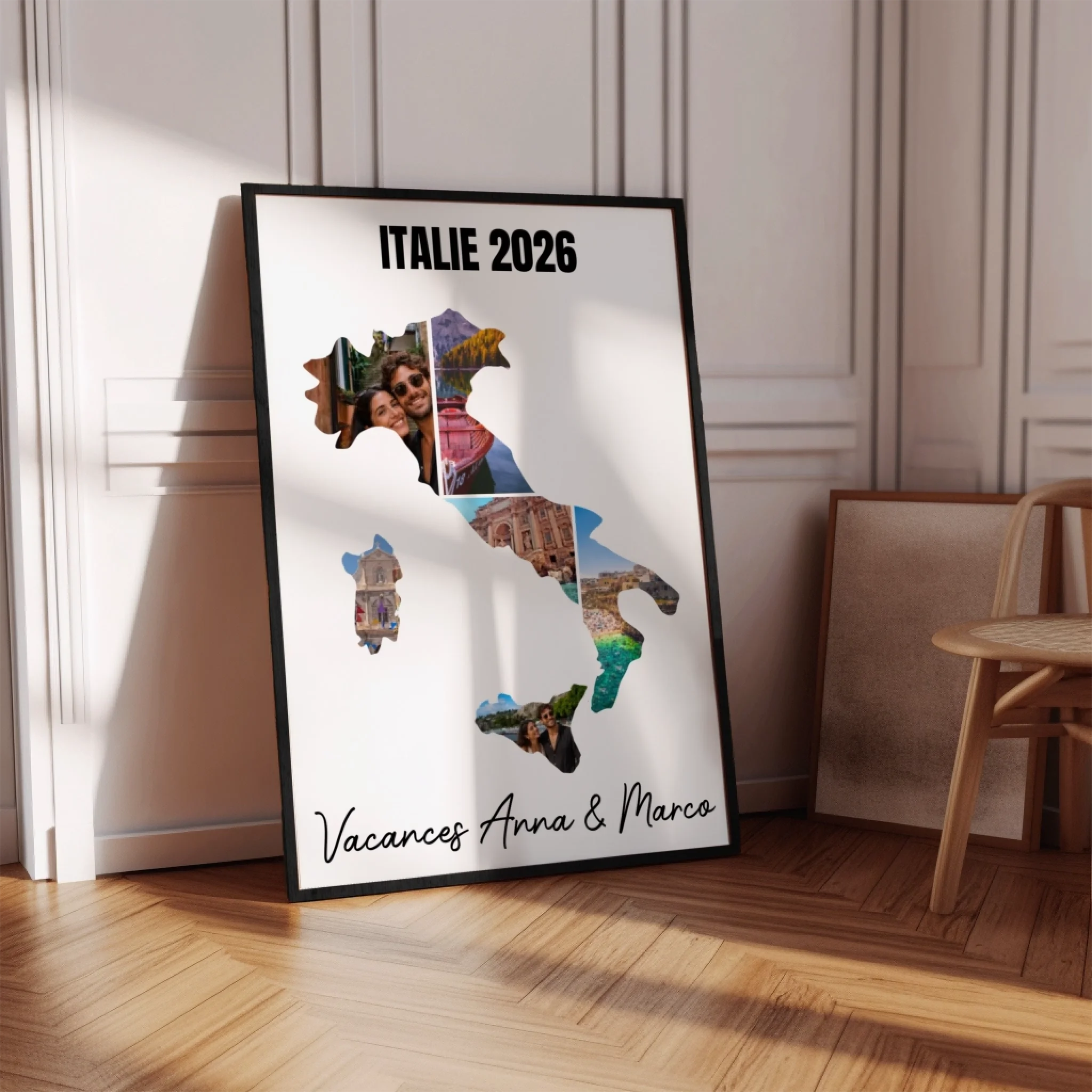 Vacances Italie - Affiche personnalisée