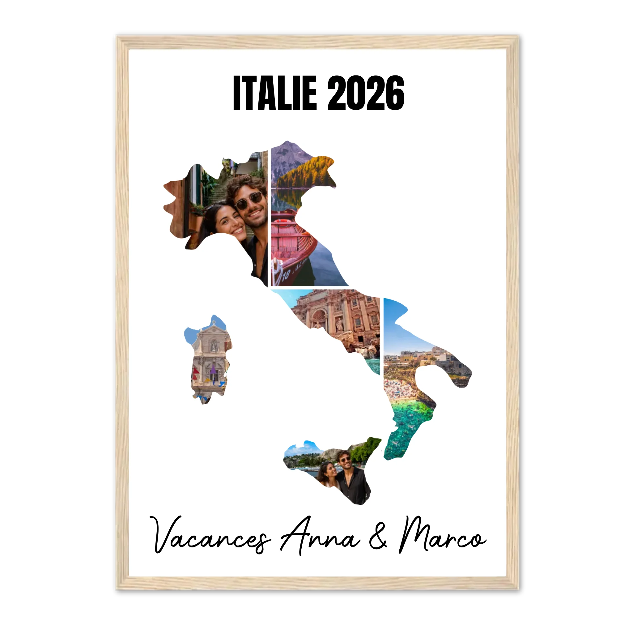 Vacances Italie - Affiche personnalisée