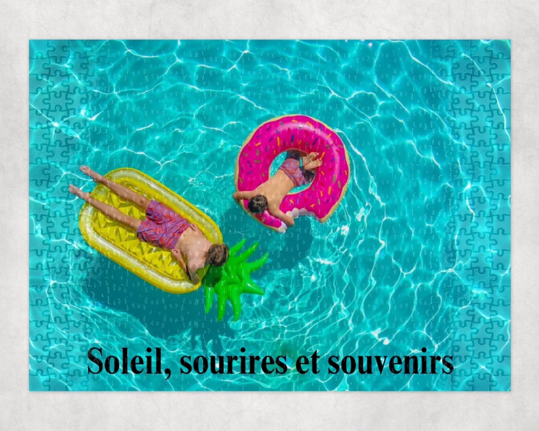 Vacances - Puzzle personnalisé