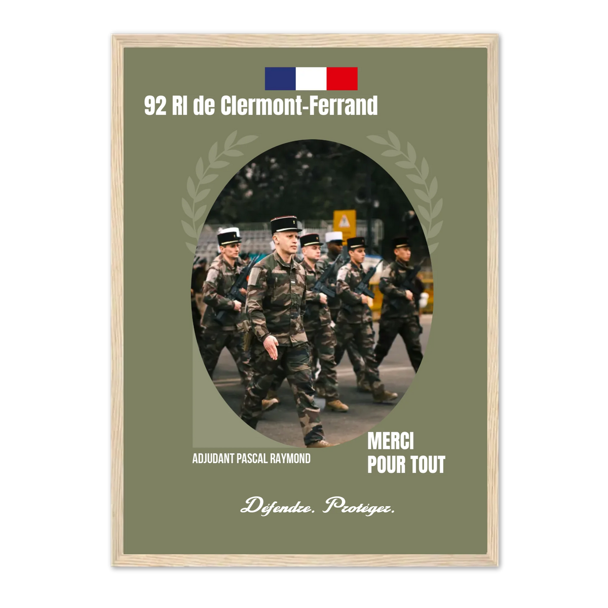 Métiers Militaires - Affiche personnalisée
