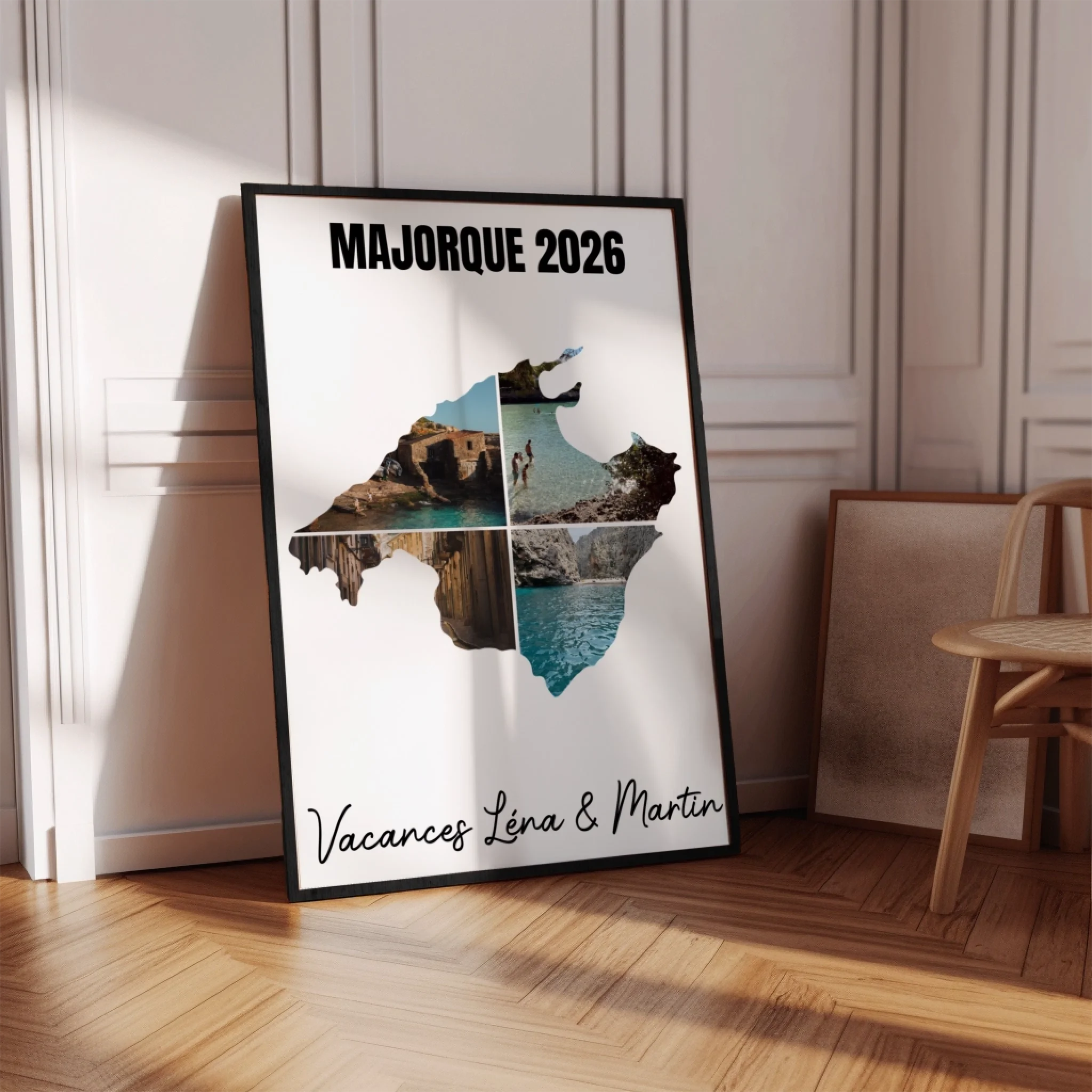 Vacances Majorque - Affiche personnalisée