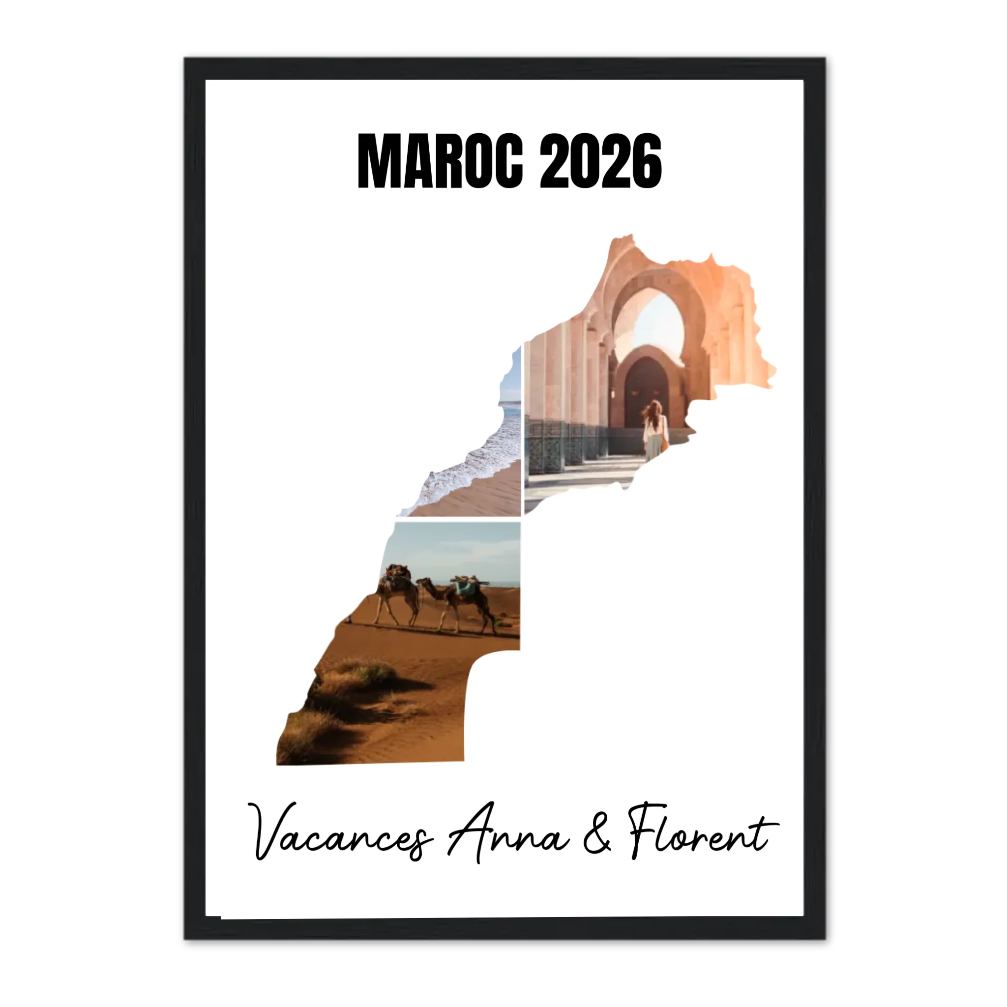 Vacances Maroc - Affiche personnalisée