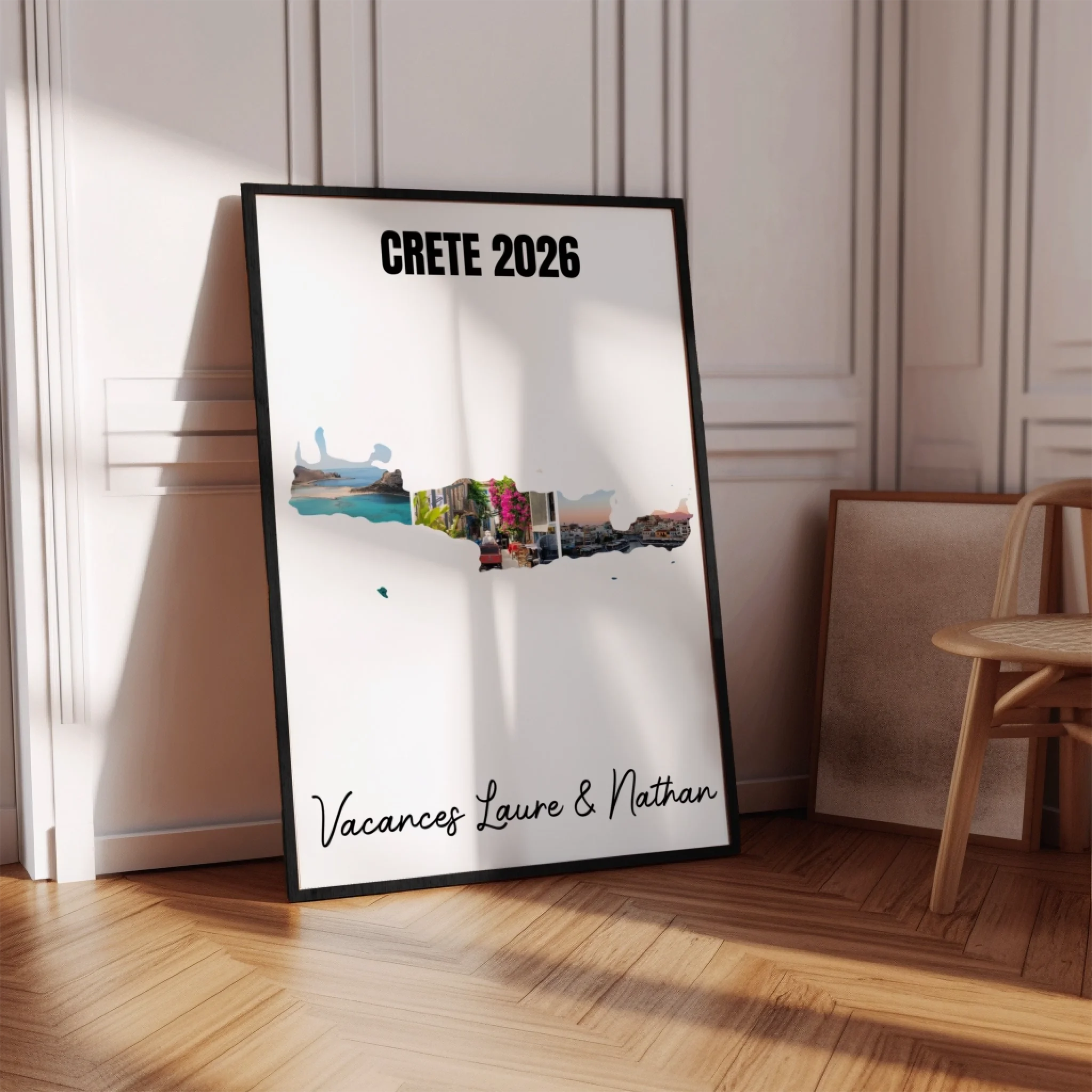 Vacances Crète - Affiche personnalisée