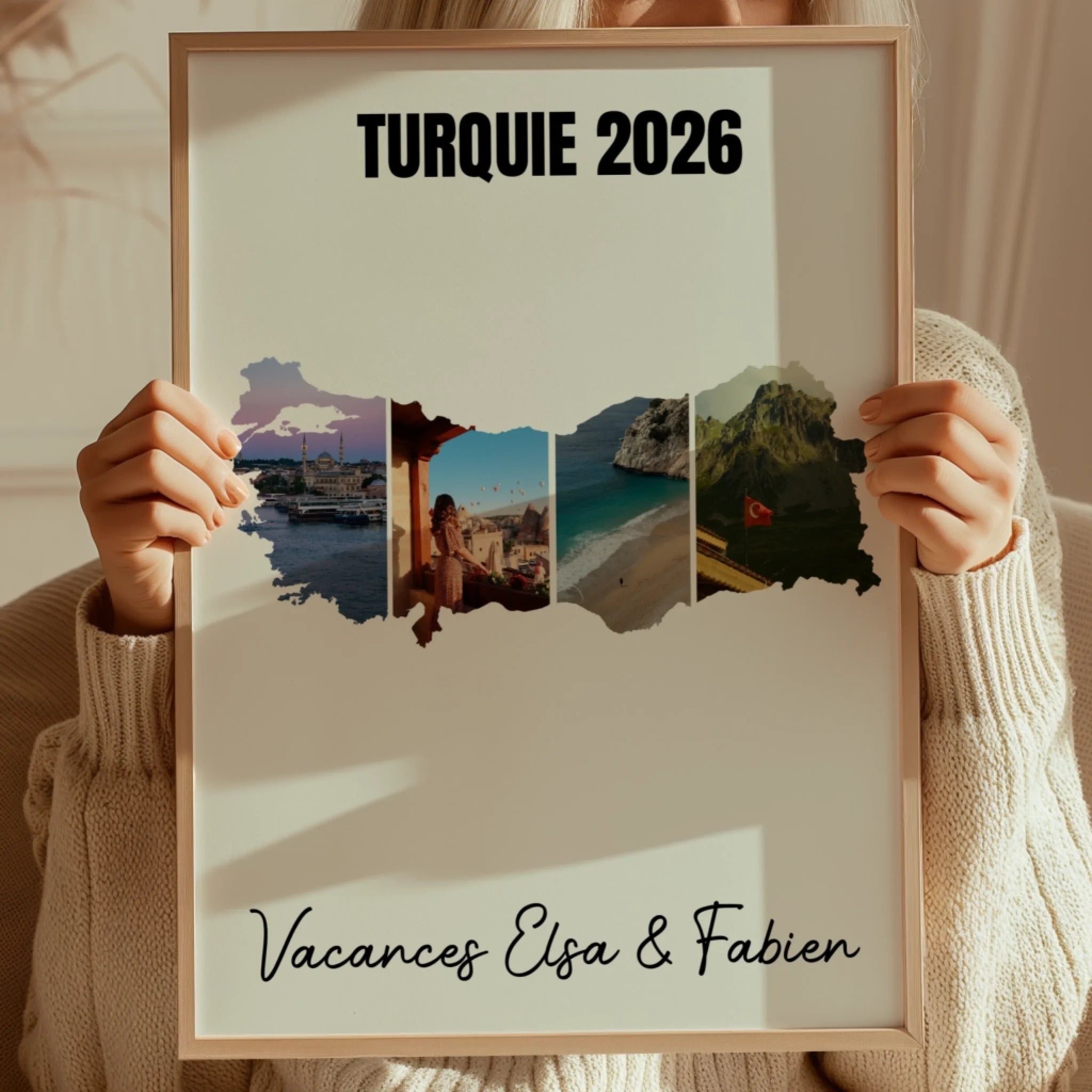Vacances Turquie - Affiche personnalisée