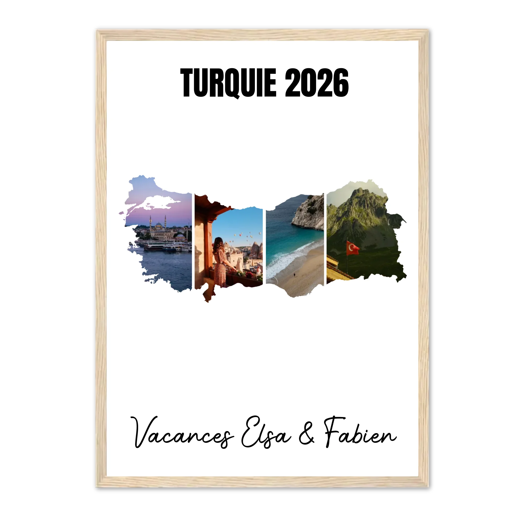 Vacances Turquie - Affiche personnalisée