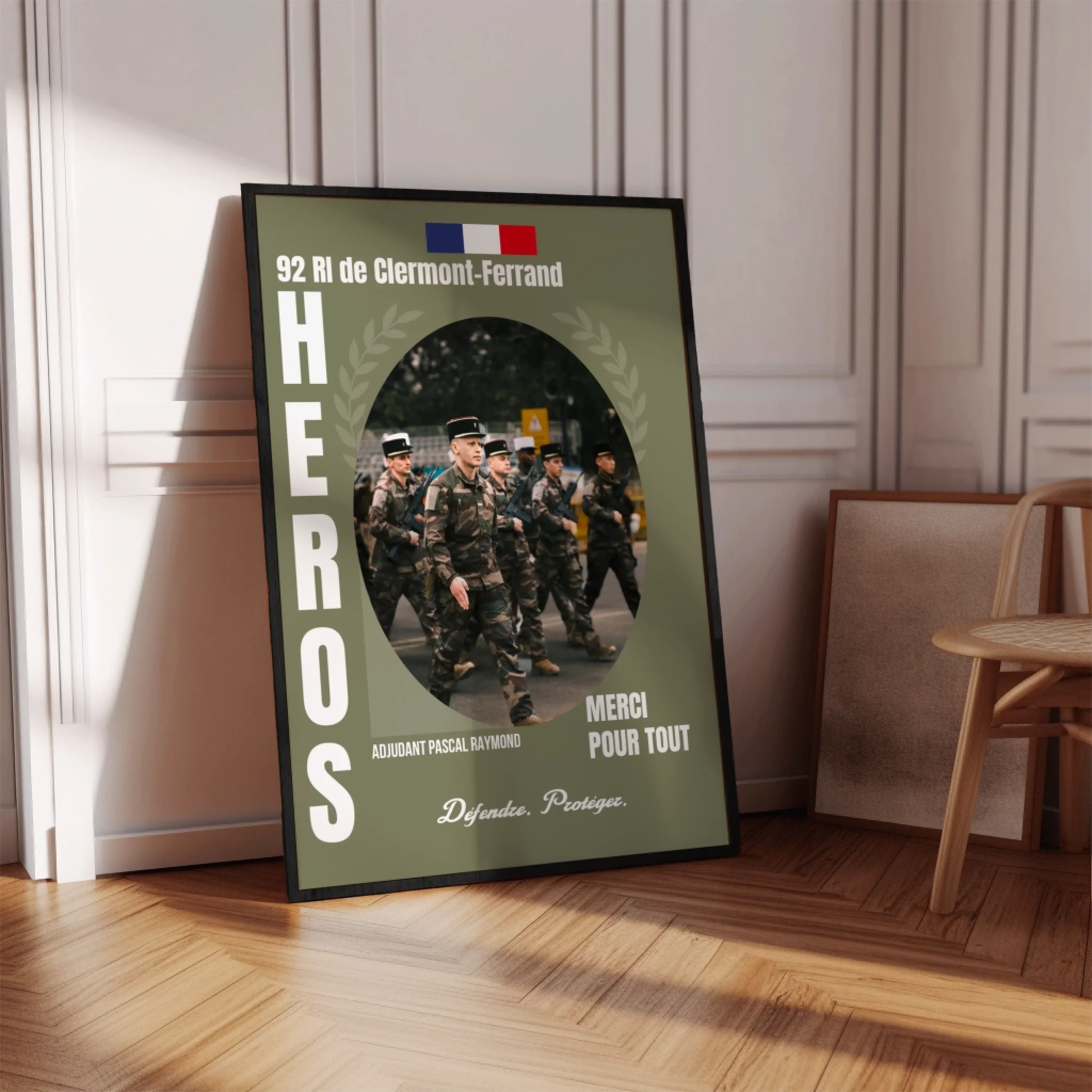 Métiers Militaires - Affiche personnalisée