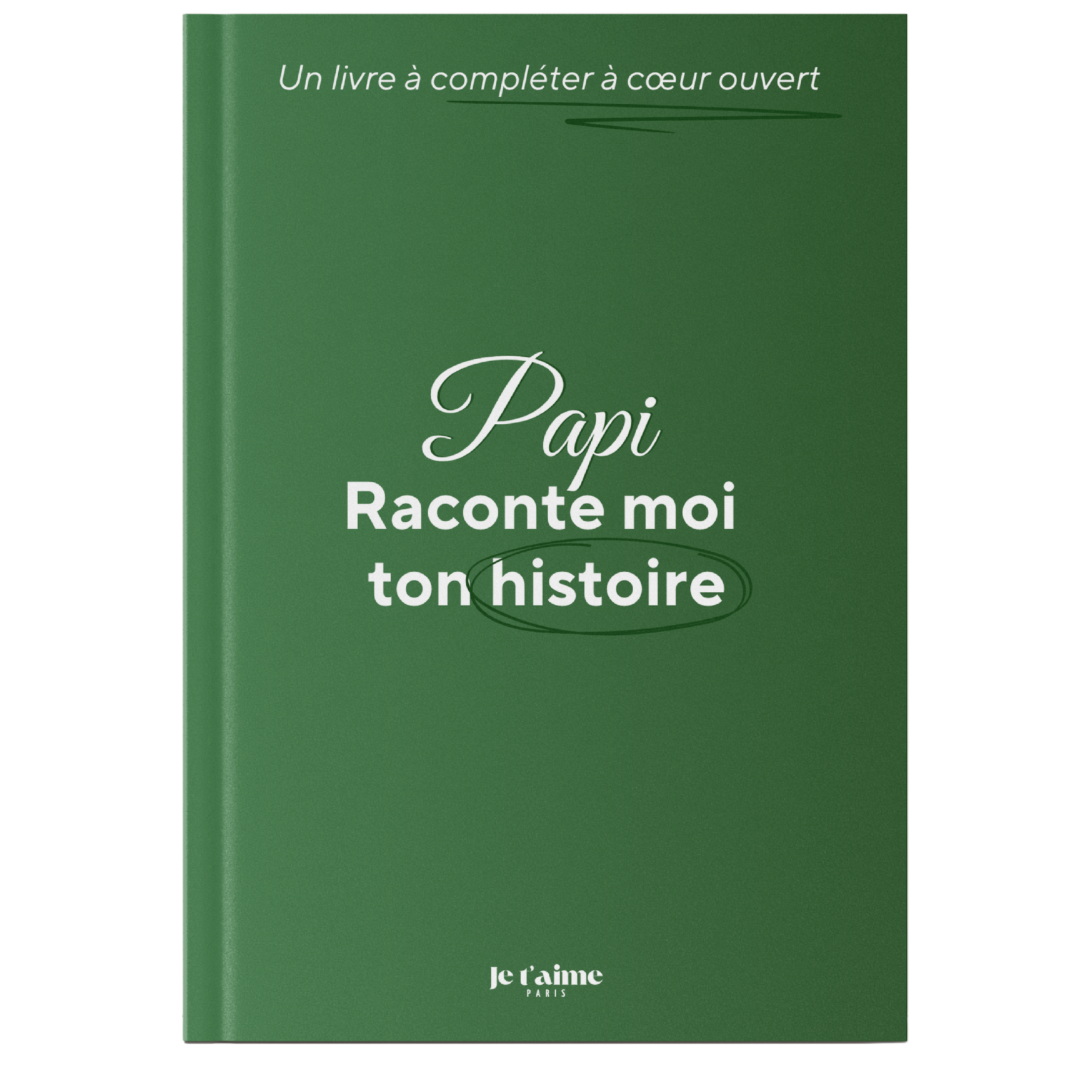 Raconte-moi ton histoire - Livre Jetaimeparis France