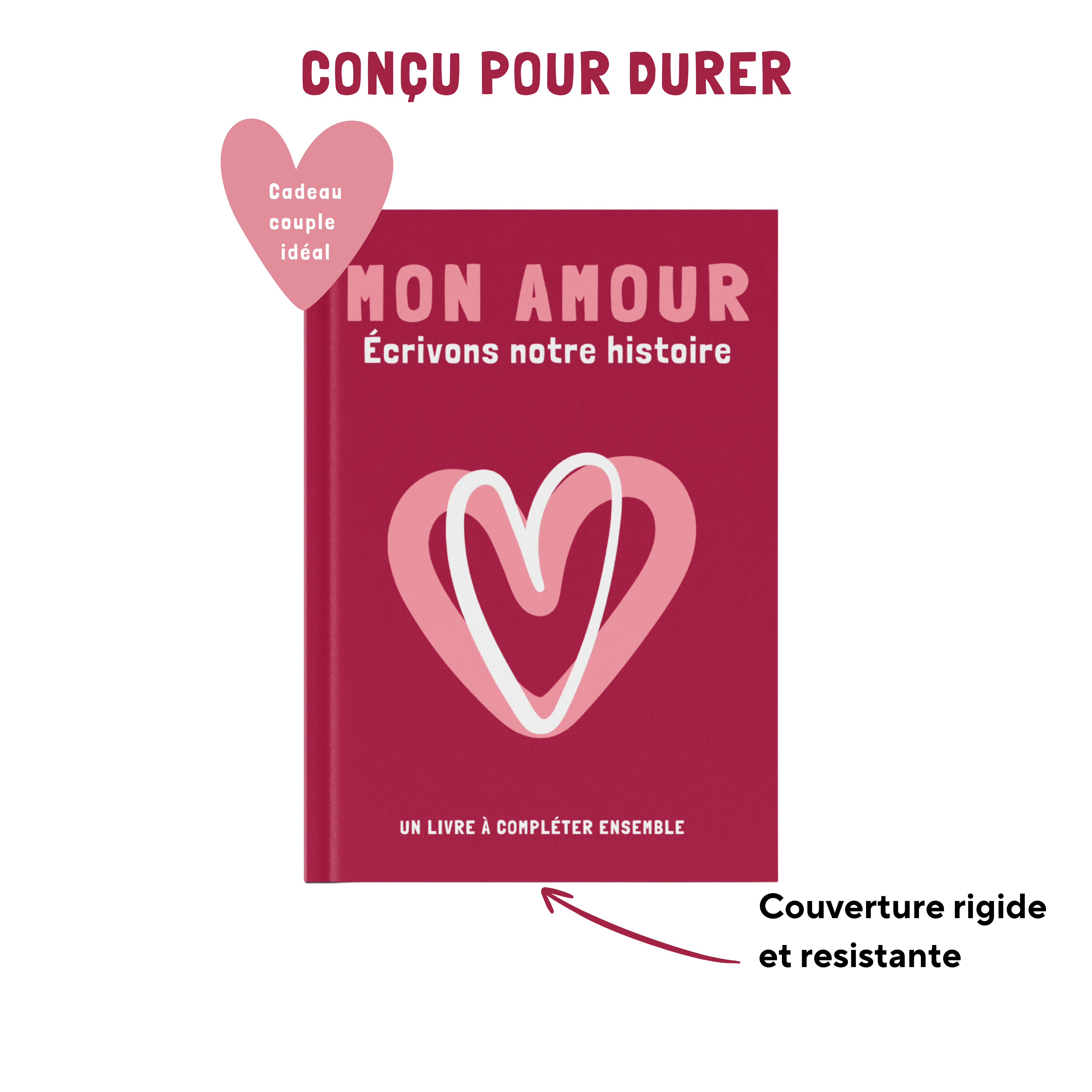 Mon amour, écrivons notre histoire - Livre rigide Jetaimeparis France