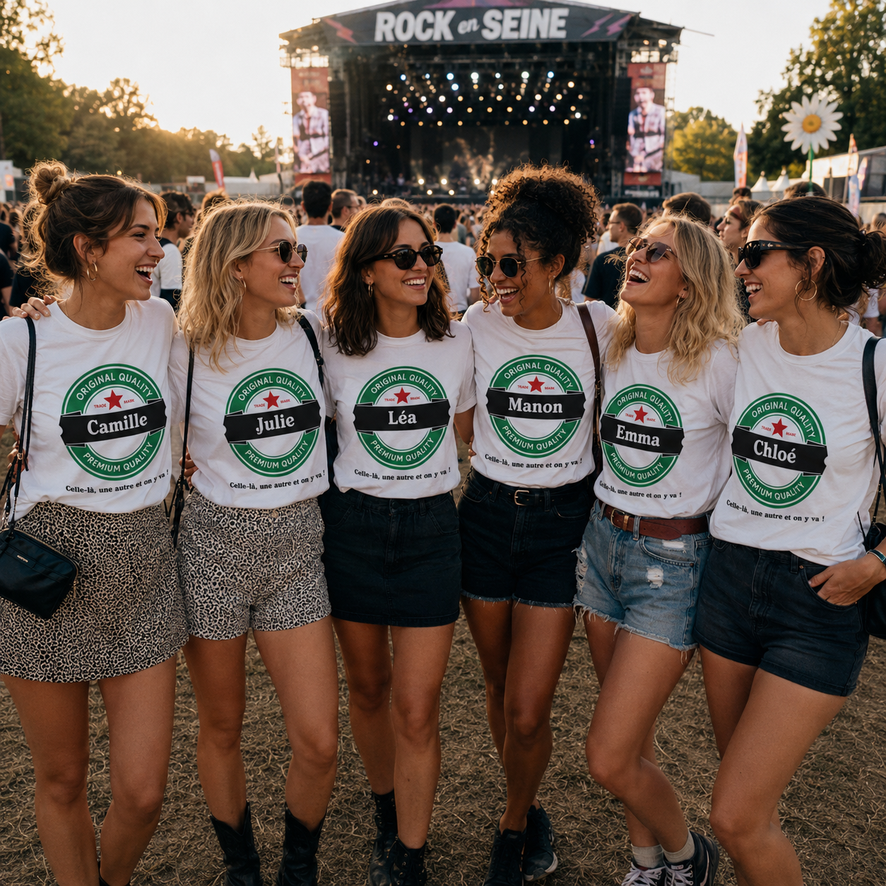 T-shirt Bière personnalisé avec prénom pour cadeau drôle entre amis