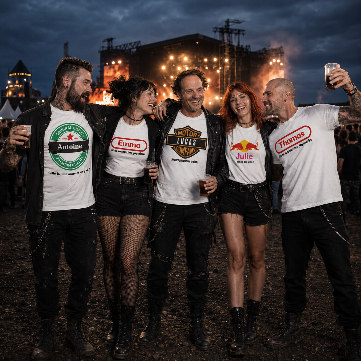 Quel t-shirt personnalisé porter pour le Hellfest 2026 ? Nos idées pour un look festival unique Jetaimeparis France