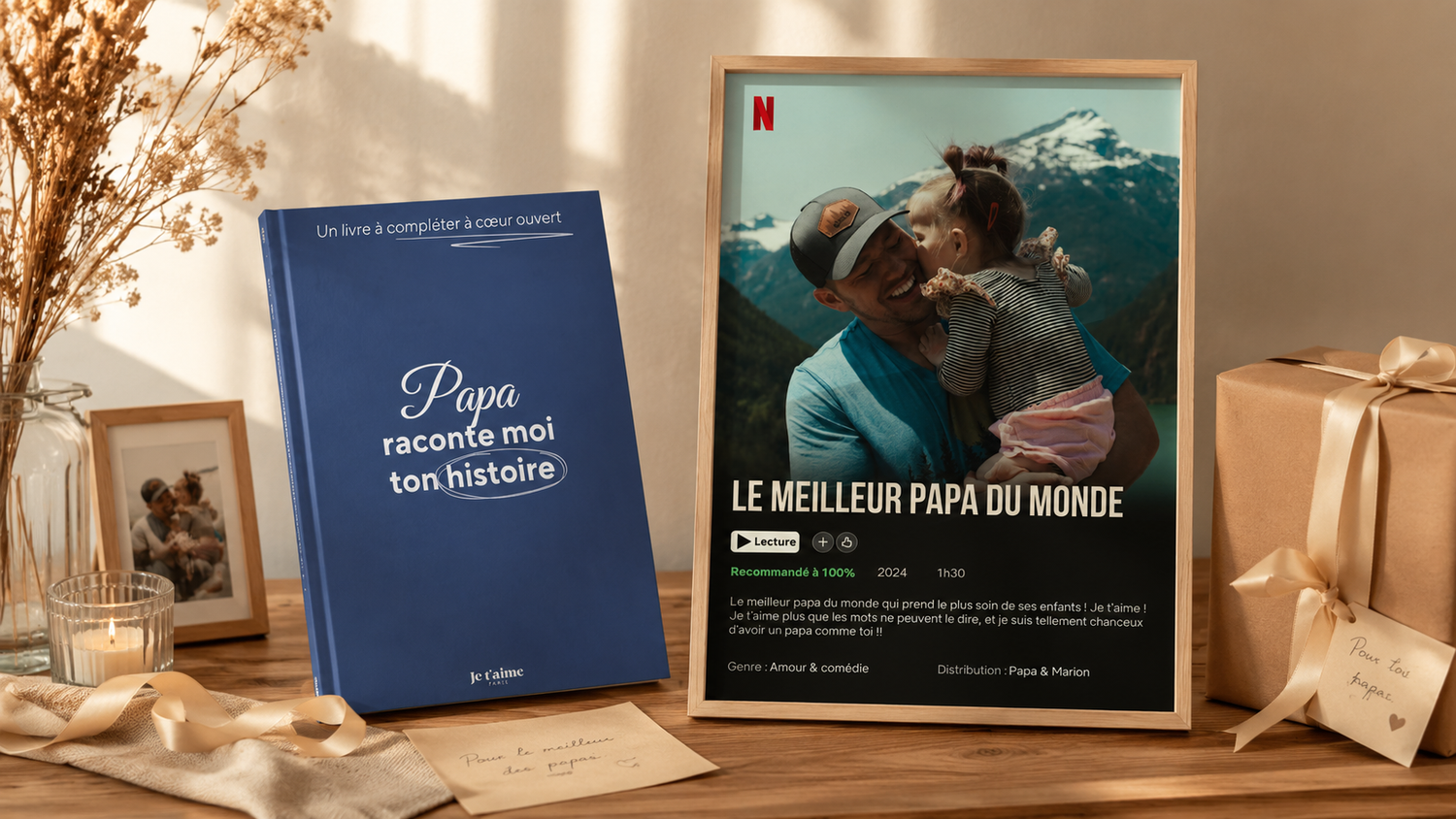 Livre à compléter pour papa : un cadeau de transmission unique Jetaimeparis France