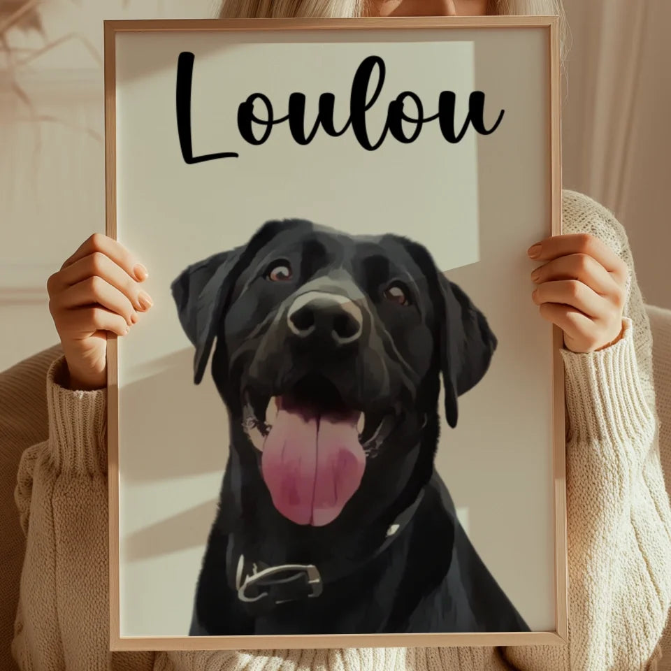 Mon meilleur compagnon - Affiche personnalisée