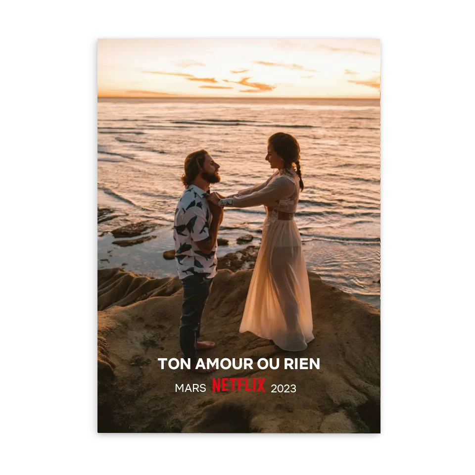 Notre Propre Film (Ed. Minimaliste) - Affiche personnalisée