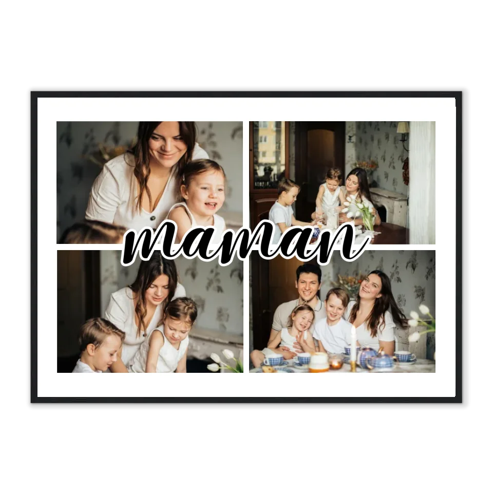 Maman - Affiche personnalisée