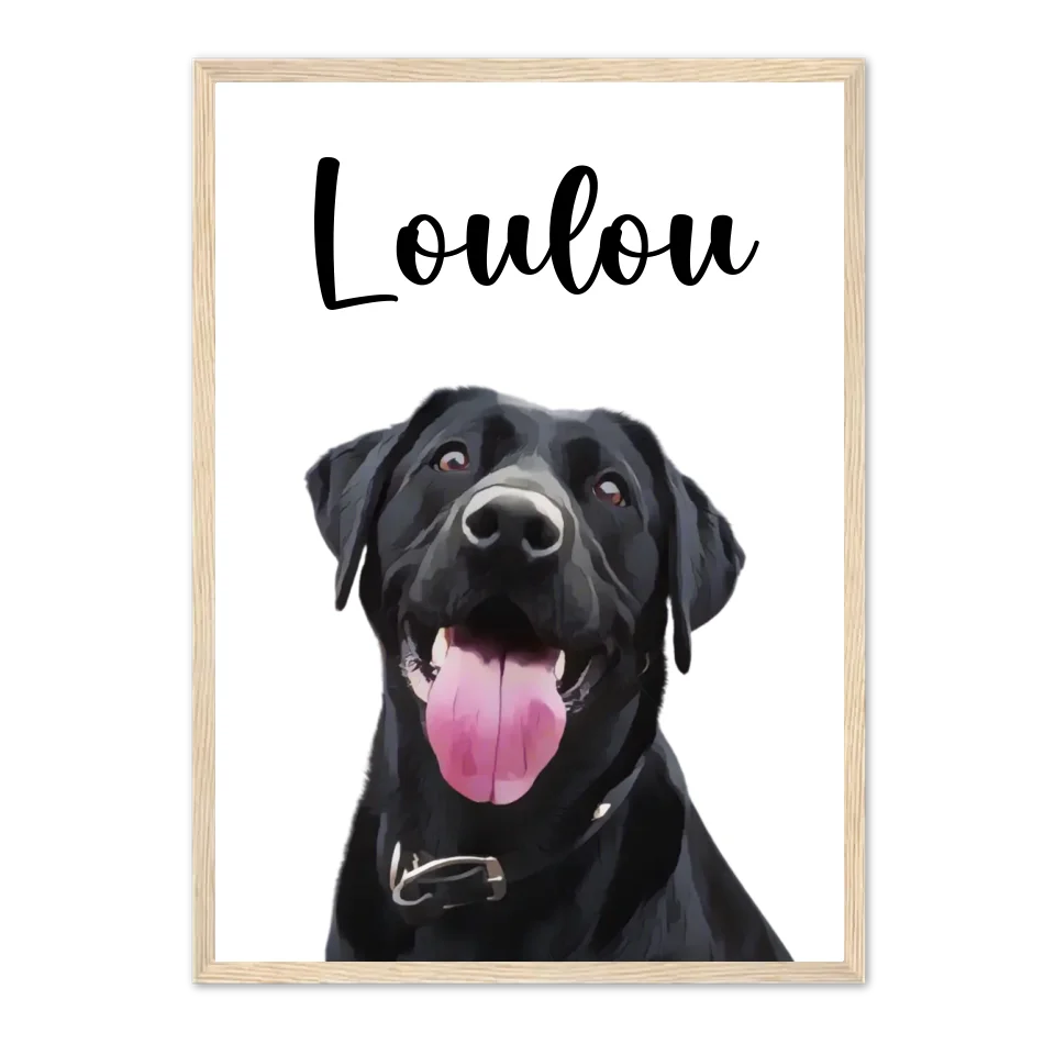 Mon meilleur compagnon - Affiche personnalisée
