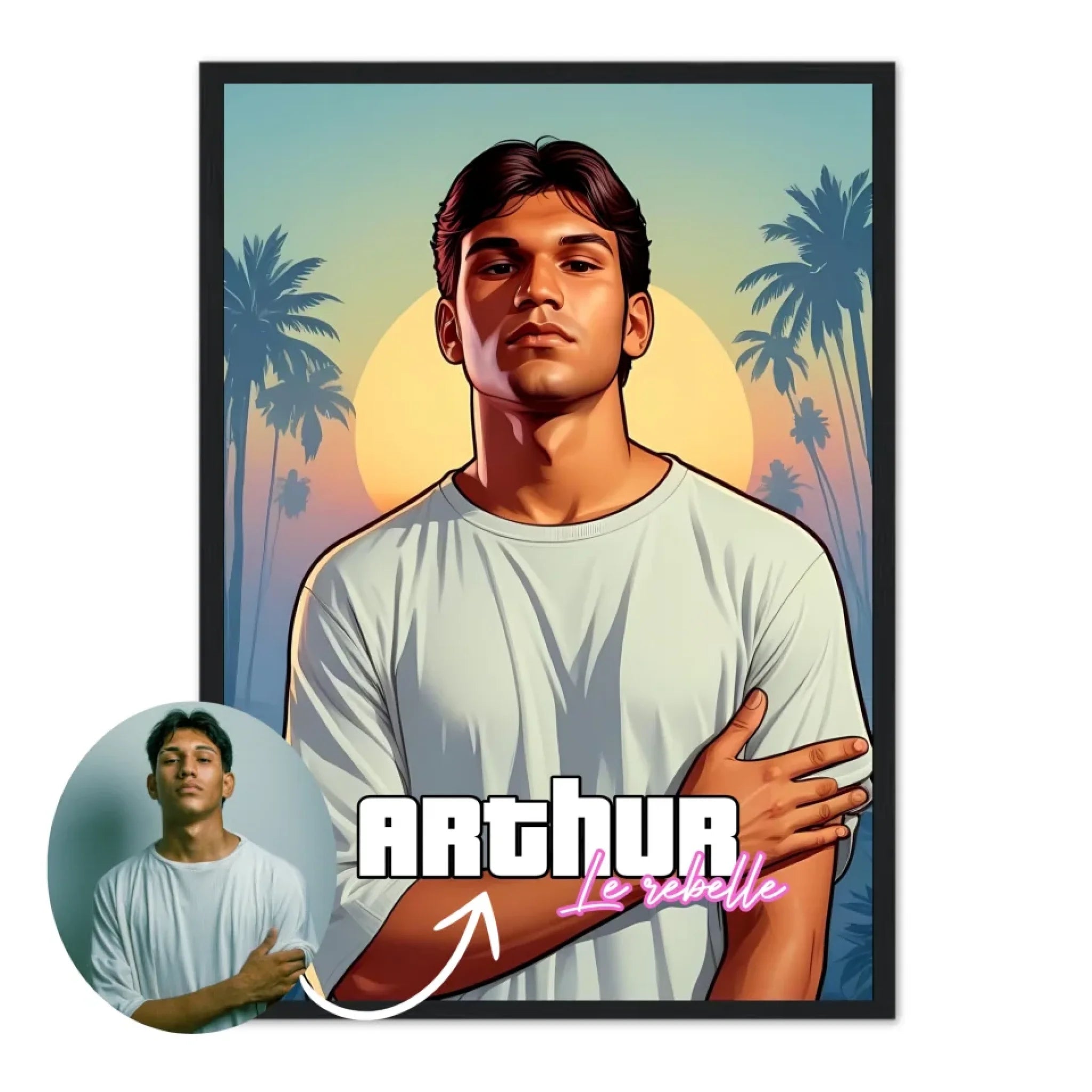 GTA Style - Affiche personnalisée