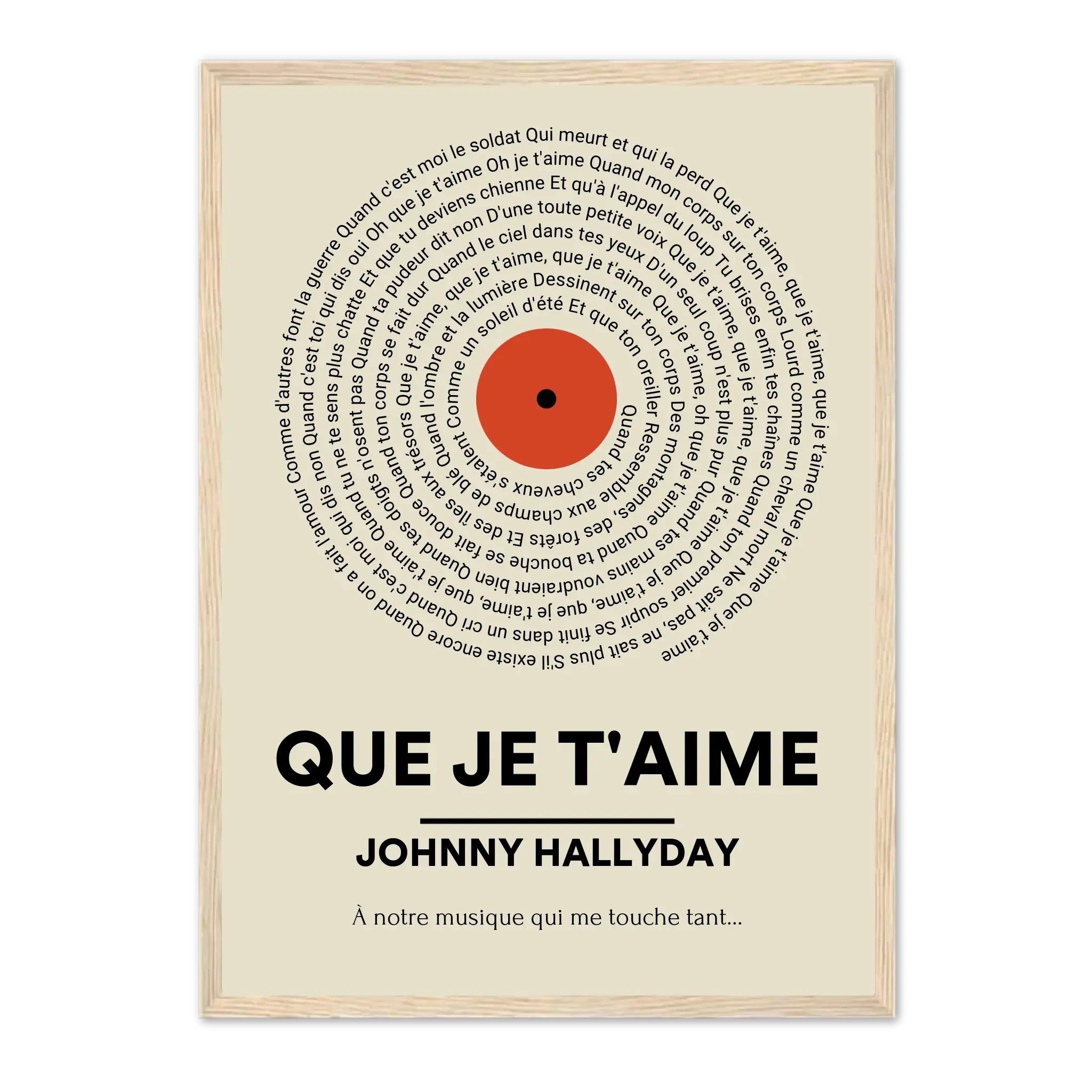 Notre Musique - Affiches personnalisée - JetaimeParis.fr