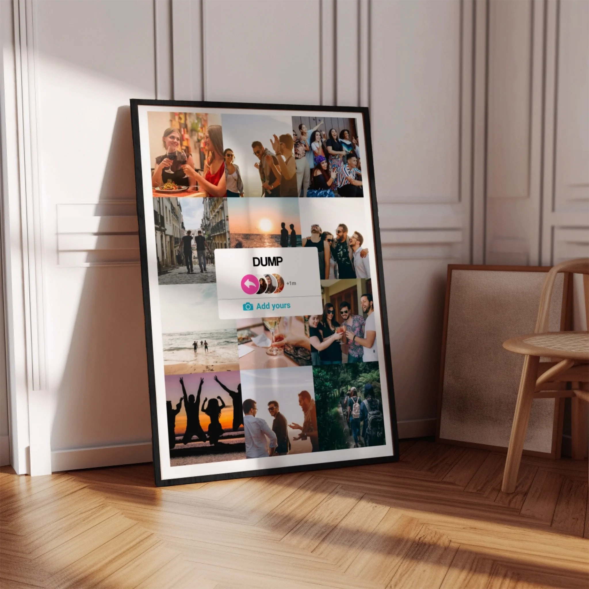 DUMP Instagram - Affiche personnalisée