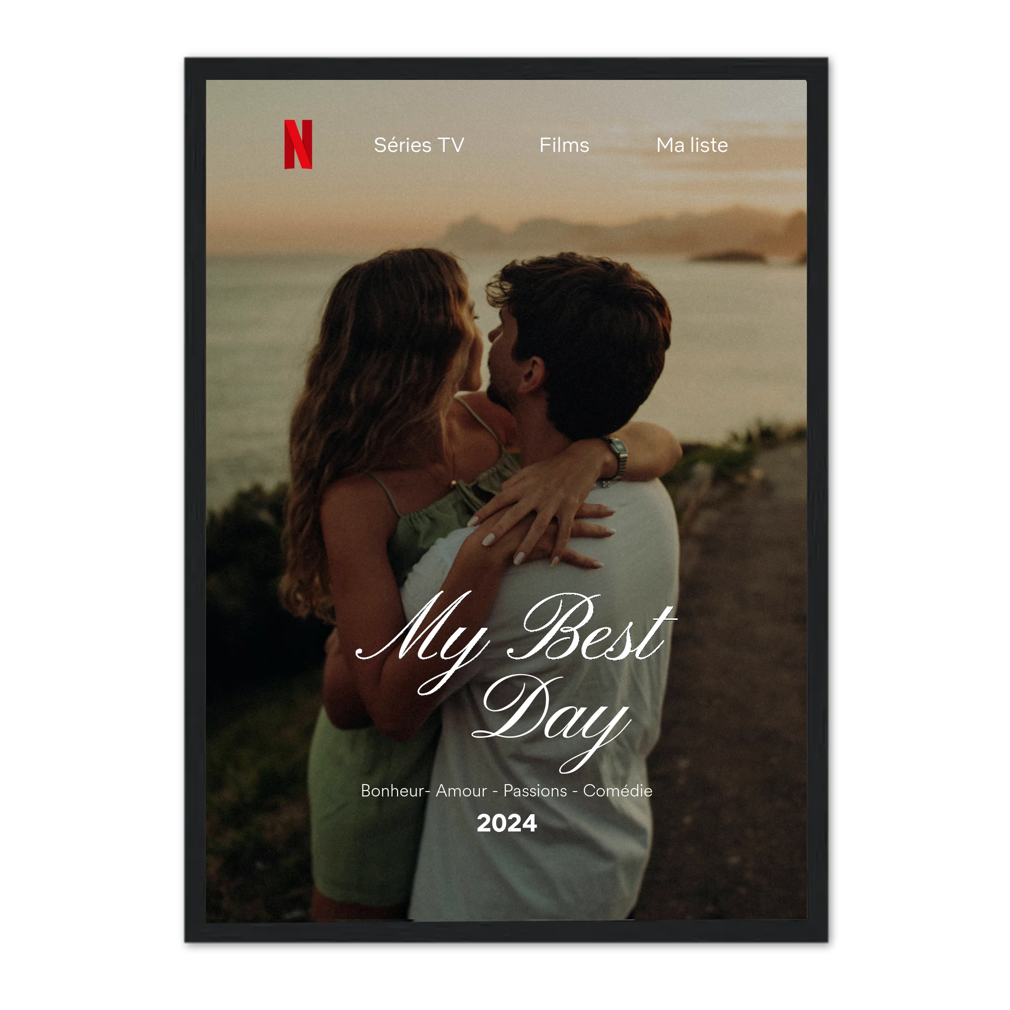 "My best Day" - Affiche personnalisée  Jetaimeparis France