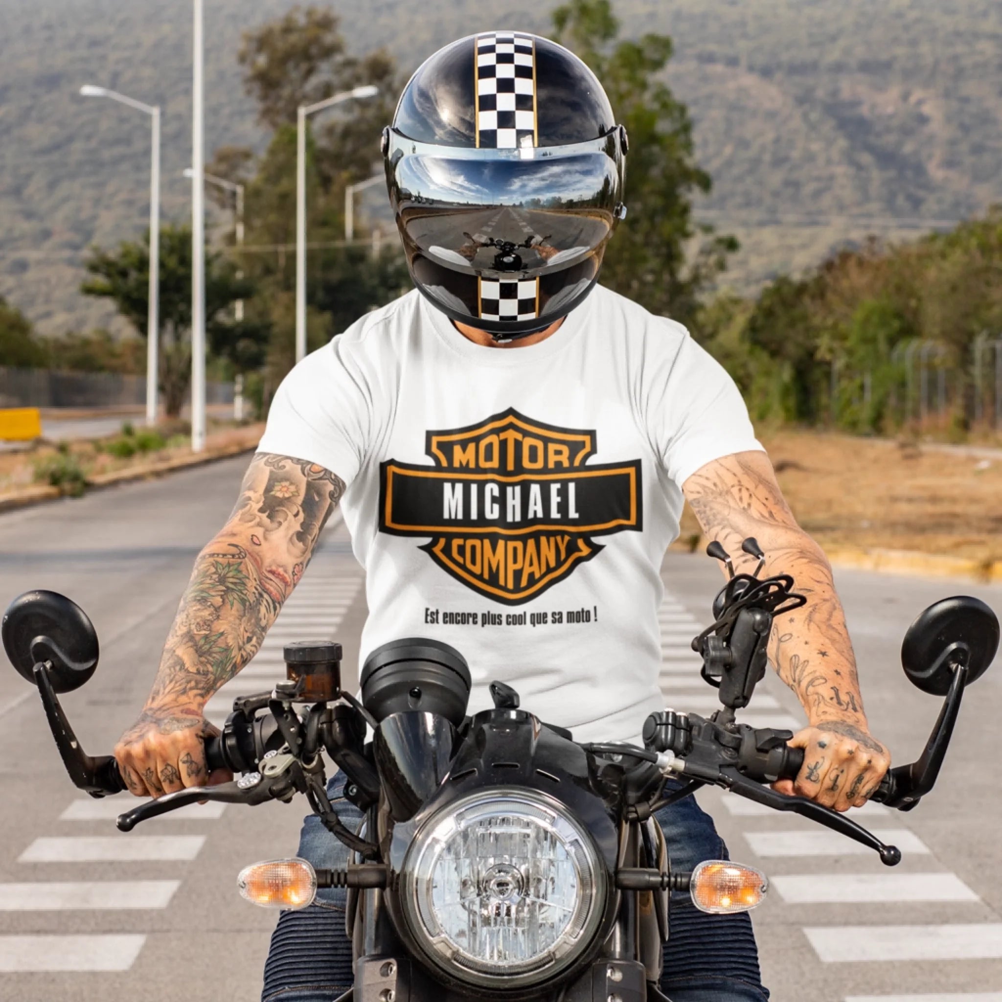 Moto - T-Shirt Personnalisé