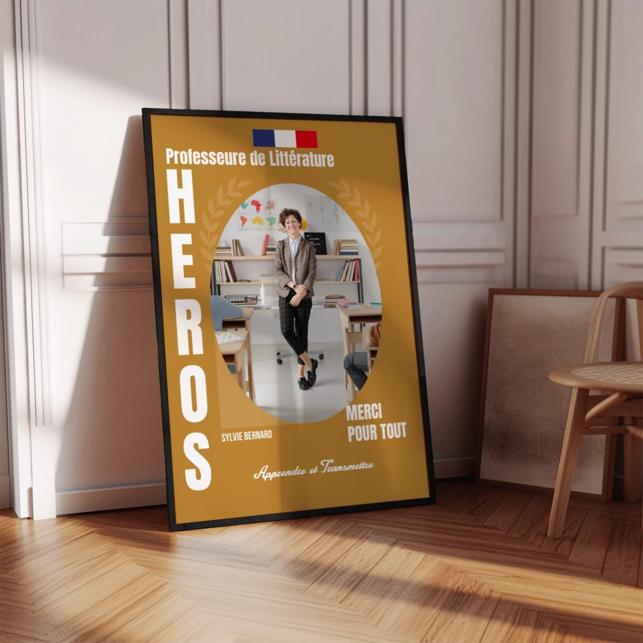 Métiers de l'éducation - Affiche personnalisée
