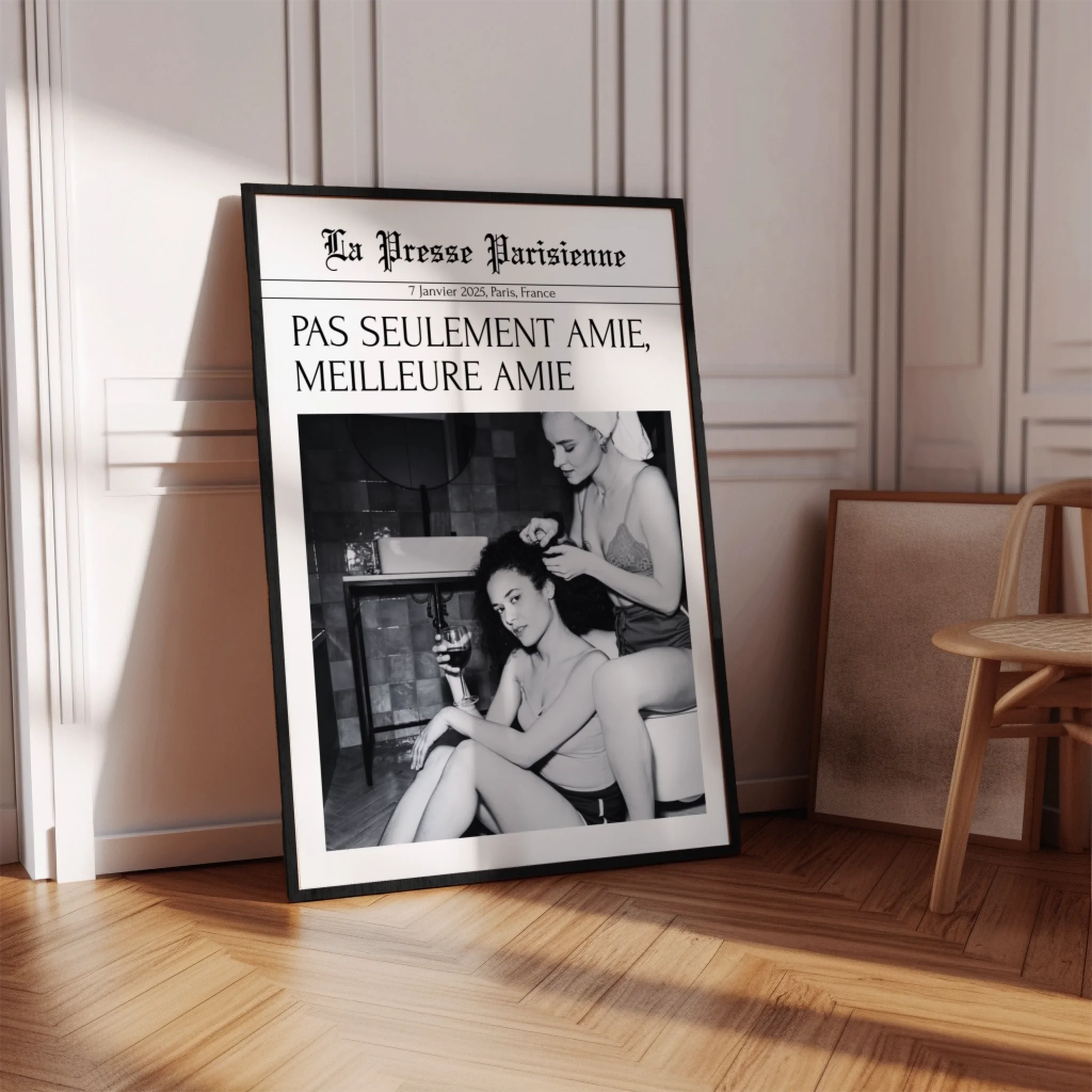 La Gazette - Affiche personnalisée