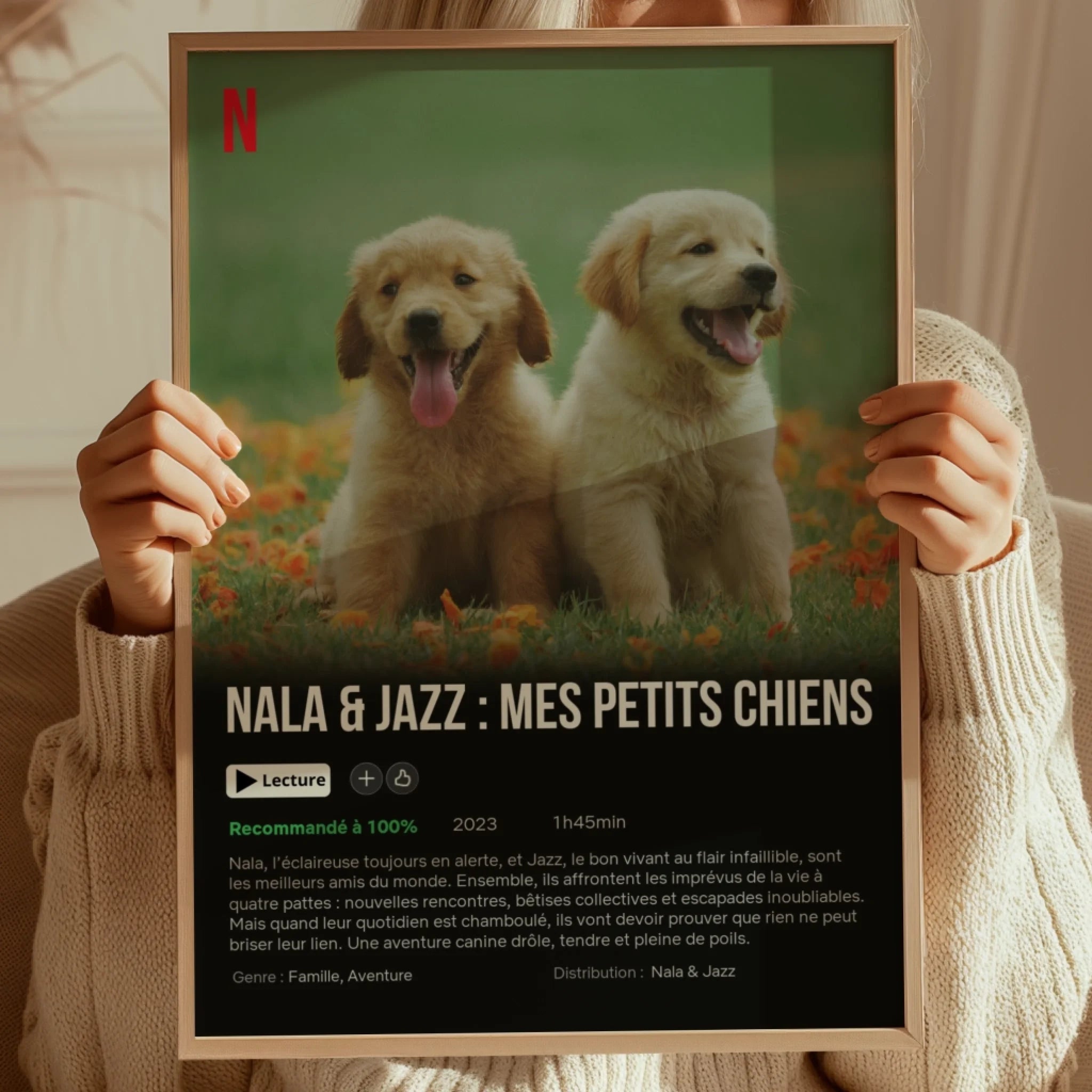 Mon Chien - Affiche de Film - Affiche personnalisée