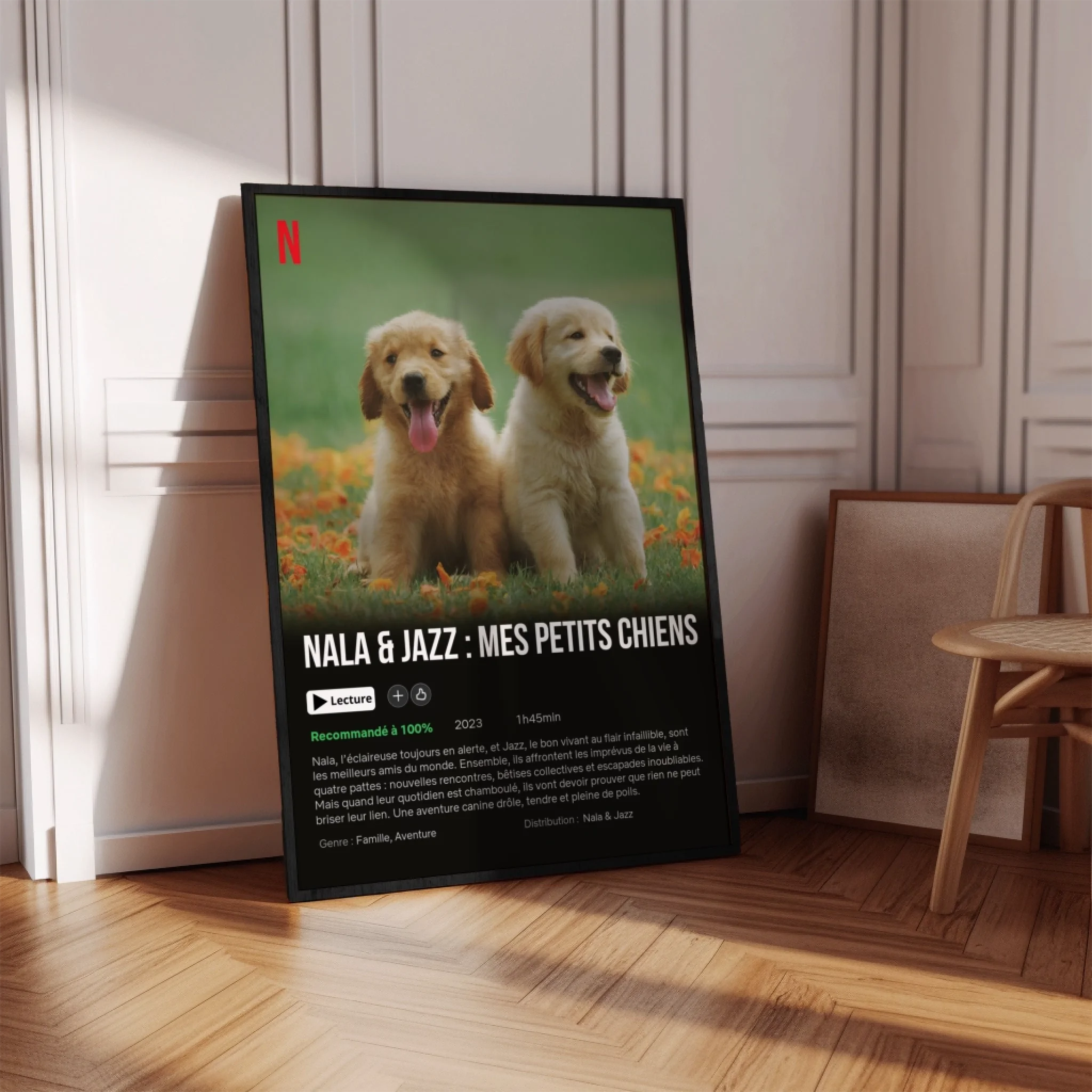 Mon Chien - Affiche de Film - Affiche personnalisée