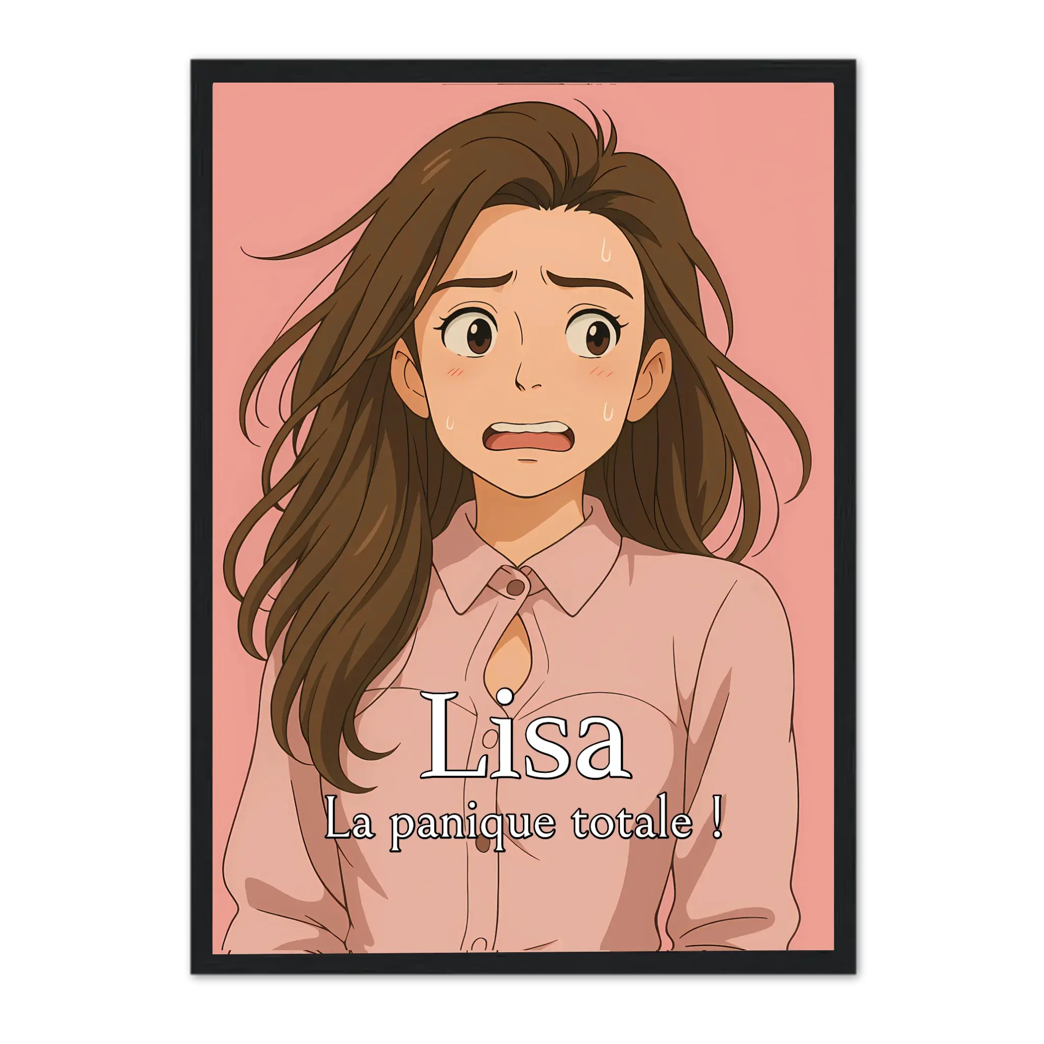 Style Ghibli - Affiche personnalisée  Jetaimeparis France