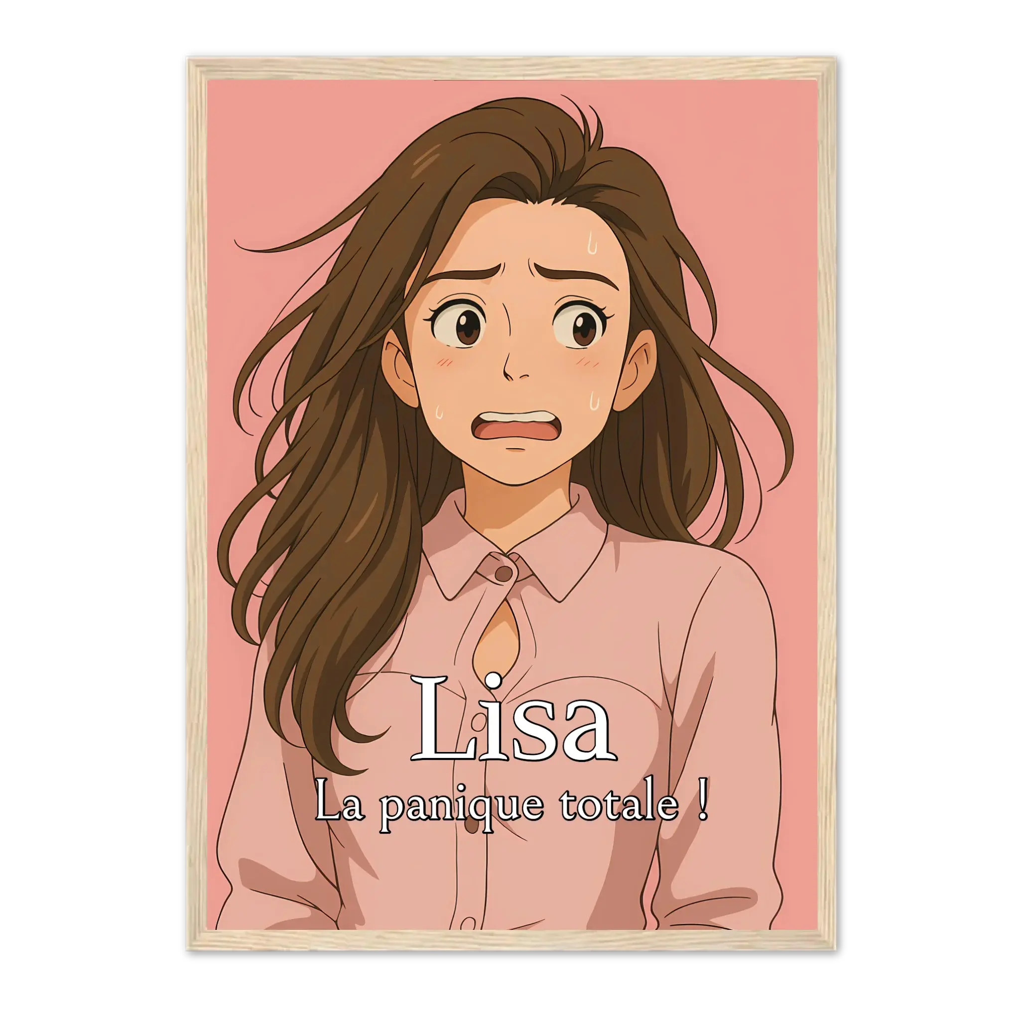 Style Ghibli - Affiche personnalisée  Jetaimeparis France