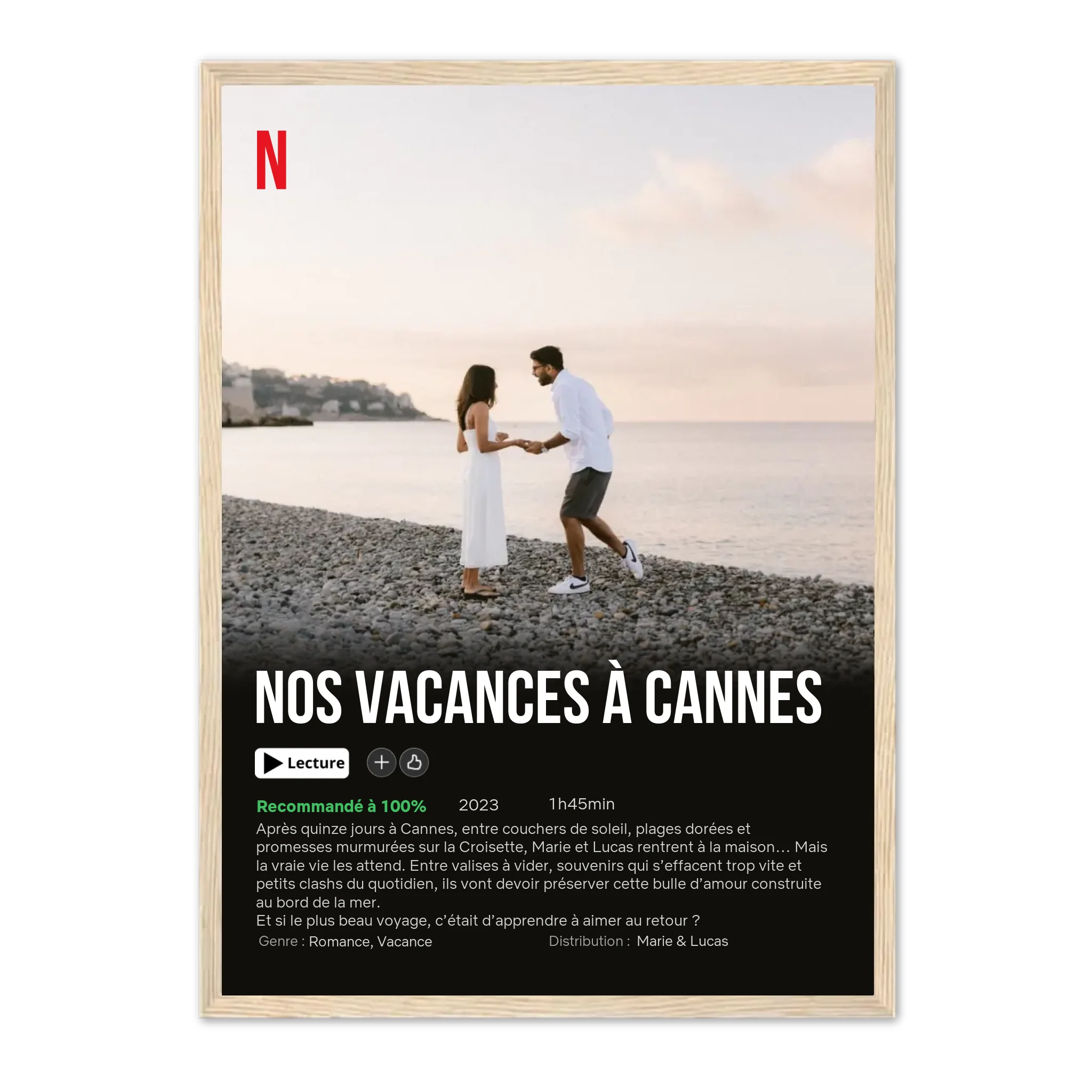 Nos Vacances - Affiche de Film - Affiche personnalisée